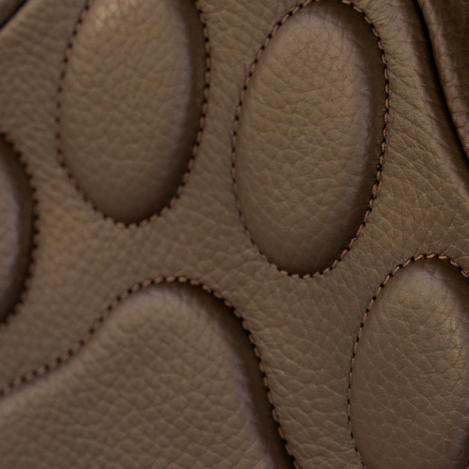 PAW Cuir Mache Mini Bag with Chain Shoulder Strap / Chocolate 