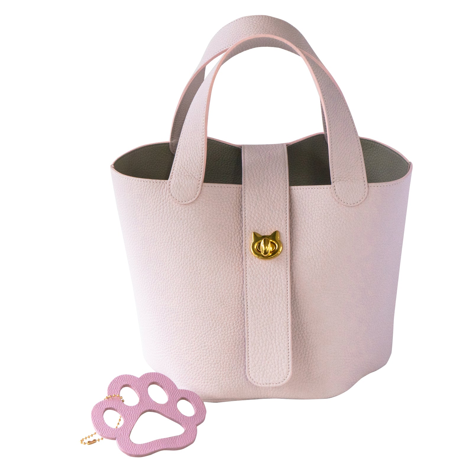 [On sale for one day only on Saturday, February 22nd] [Limited quantities] Baguette bag PAW with paw charm in Taurillon Clemence/Mauve pale