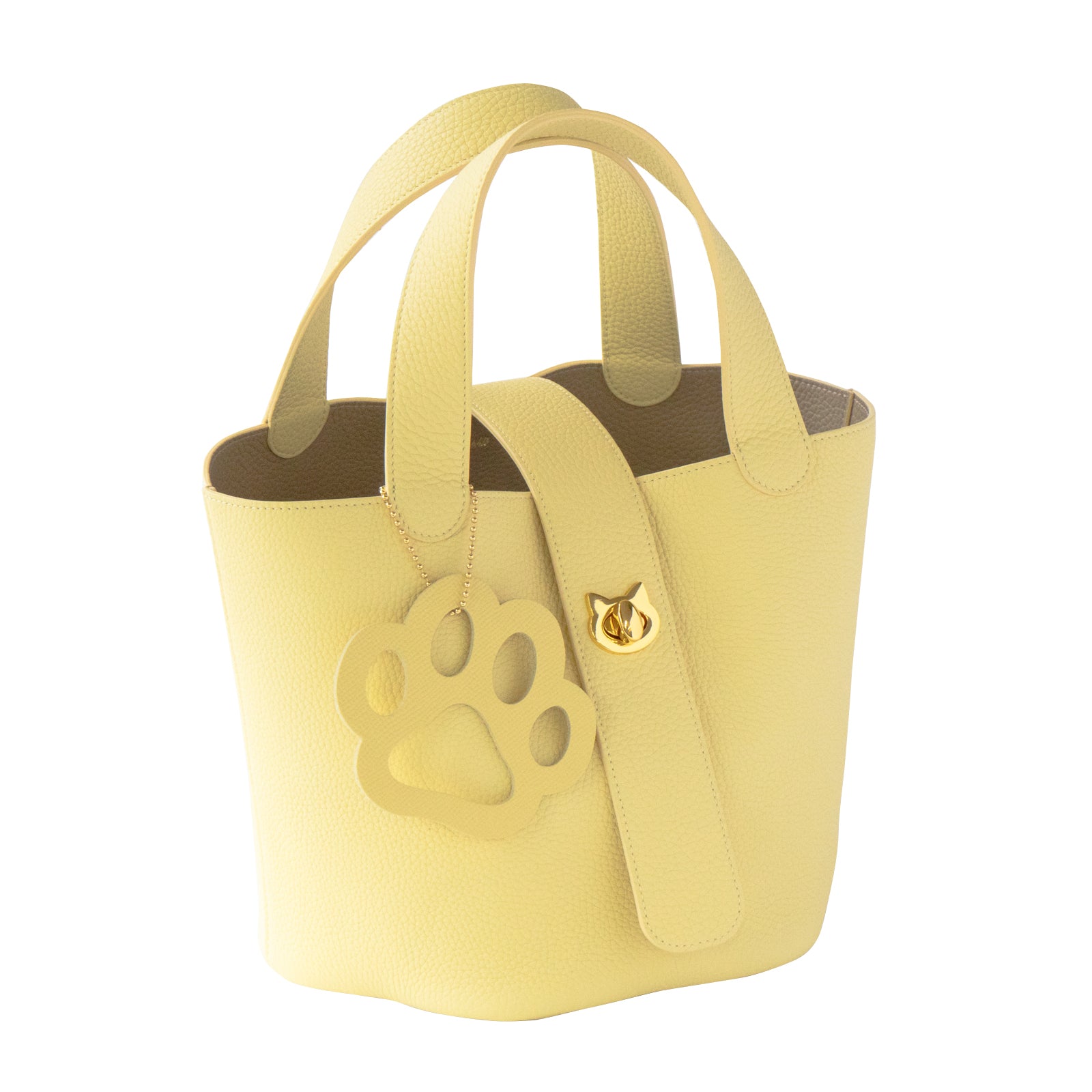 [On sale for one day only on Saturday, February 22nd] [Limited quantities] Baguette bag PAW with paw charm Taurillon Clemence / Jaune Poussin