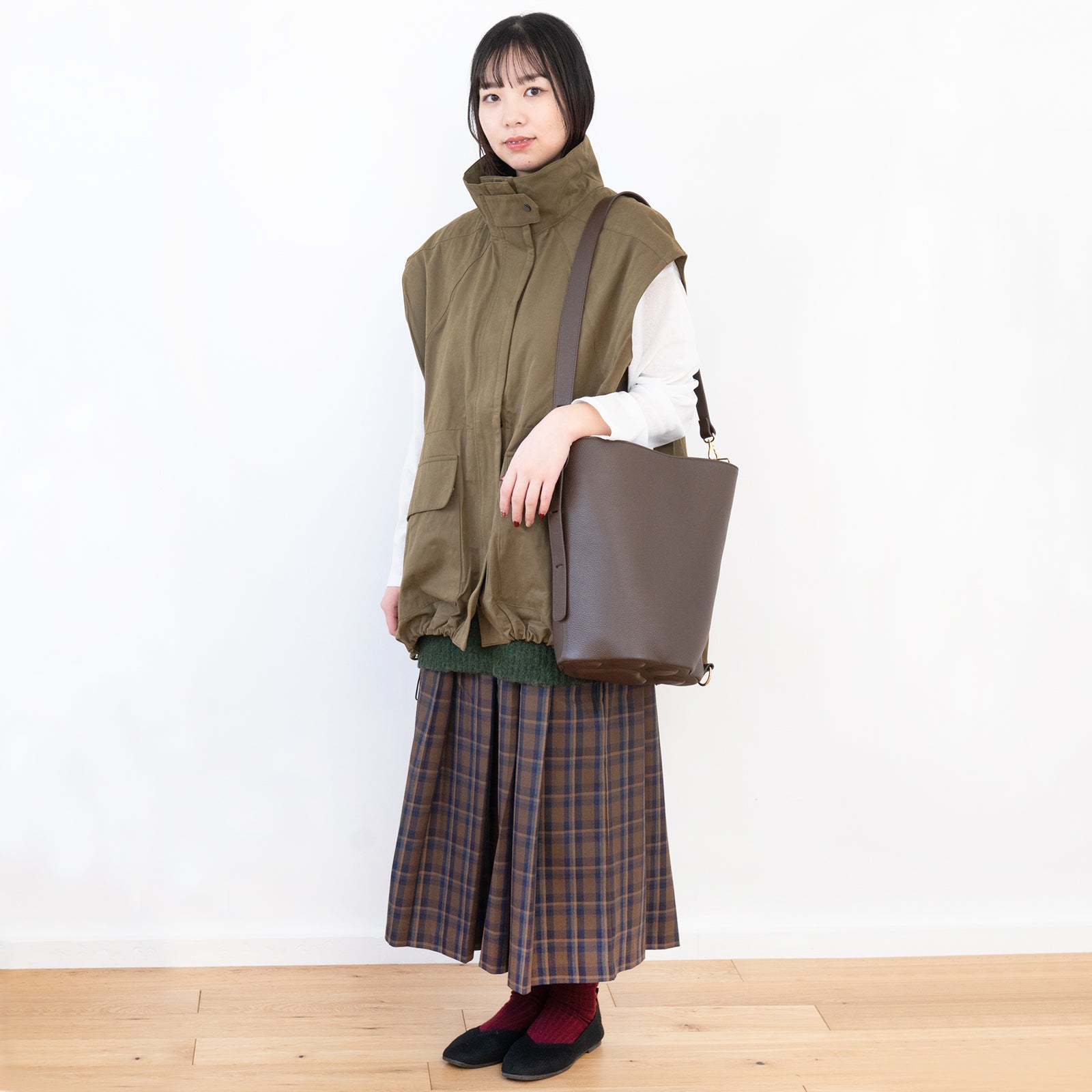 【1/30(金)〜2/14(土) 期間限定バレンタインSET 】3WAYバッグ PAW (パウ)    キュイール・マッシュ  /  チョコ　＋ ころにゃんチャーム ハート付き　SET