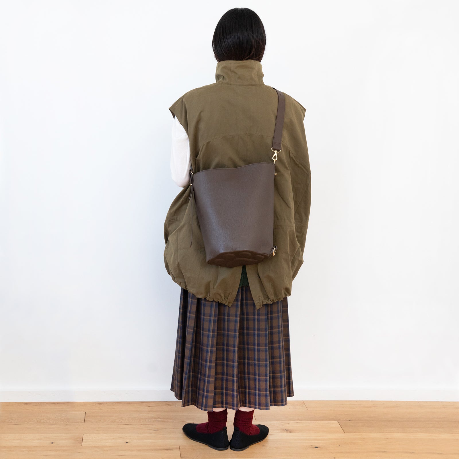 【1/30(金)〜2/14(土) 期間限定バレンタインSET 】3WAYバッグ PAW (パウ)    キュイール・マッシュ  /  チョコ　＋ ころにゃんチャーム ハート付き　SET