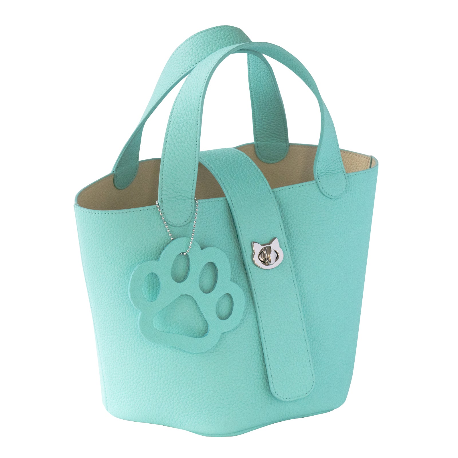 [On sale for one day only on Saturday, February 22nd] [Limited quantities] Baguette bag PAW with paw charm Taurillon Clemence / Tiffany Blue