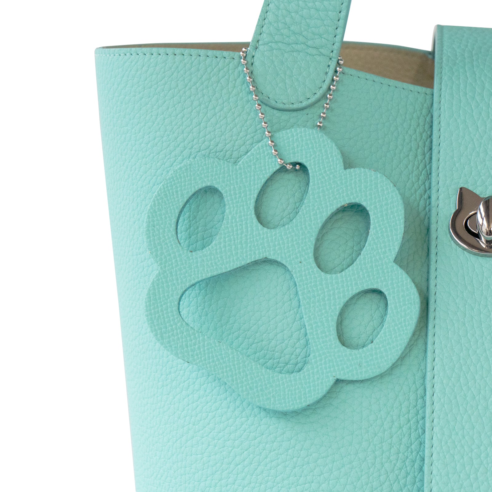 [On sale for one day only on Saturday, February 22nd] [Limited quantities] Baguette bag PAW with paw charm Taurillon Clemence / Tiffany Blue