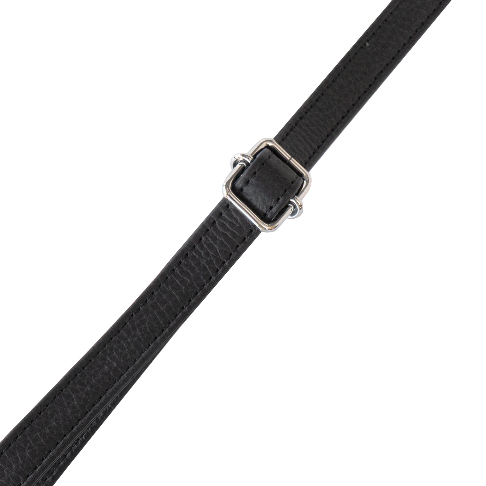 巾着ショルダーバッグ PAW  キュイール・マッシュ  /  ブラック [選べる金具]