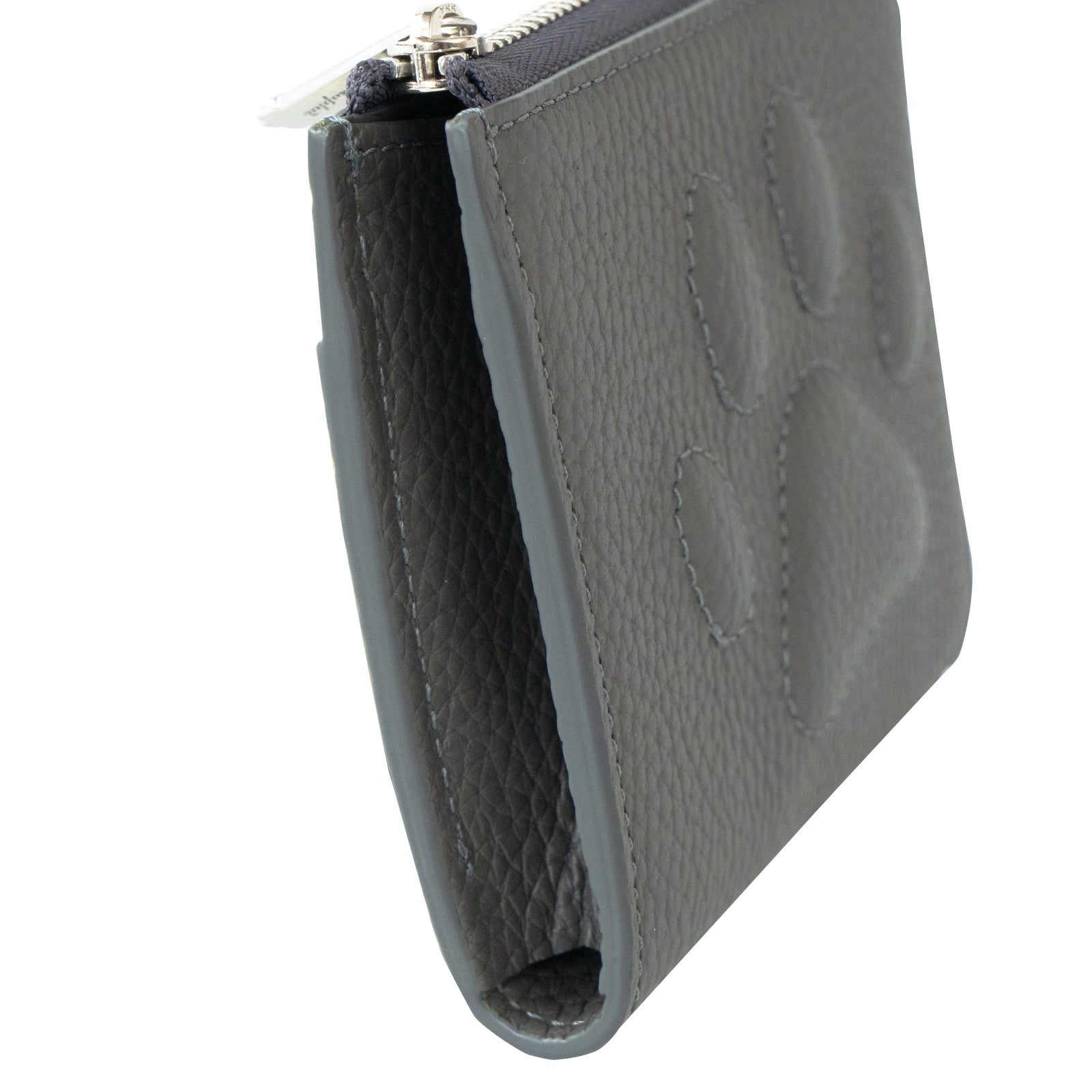 PAW L字ファスナーミニ財布　キュイール・マッシュ  /   グラファイト