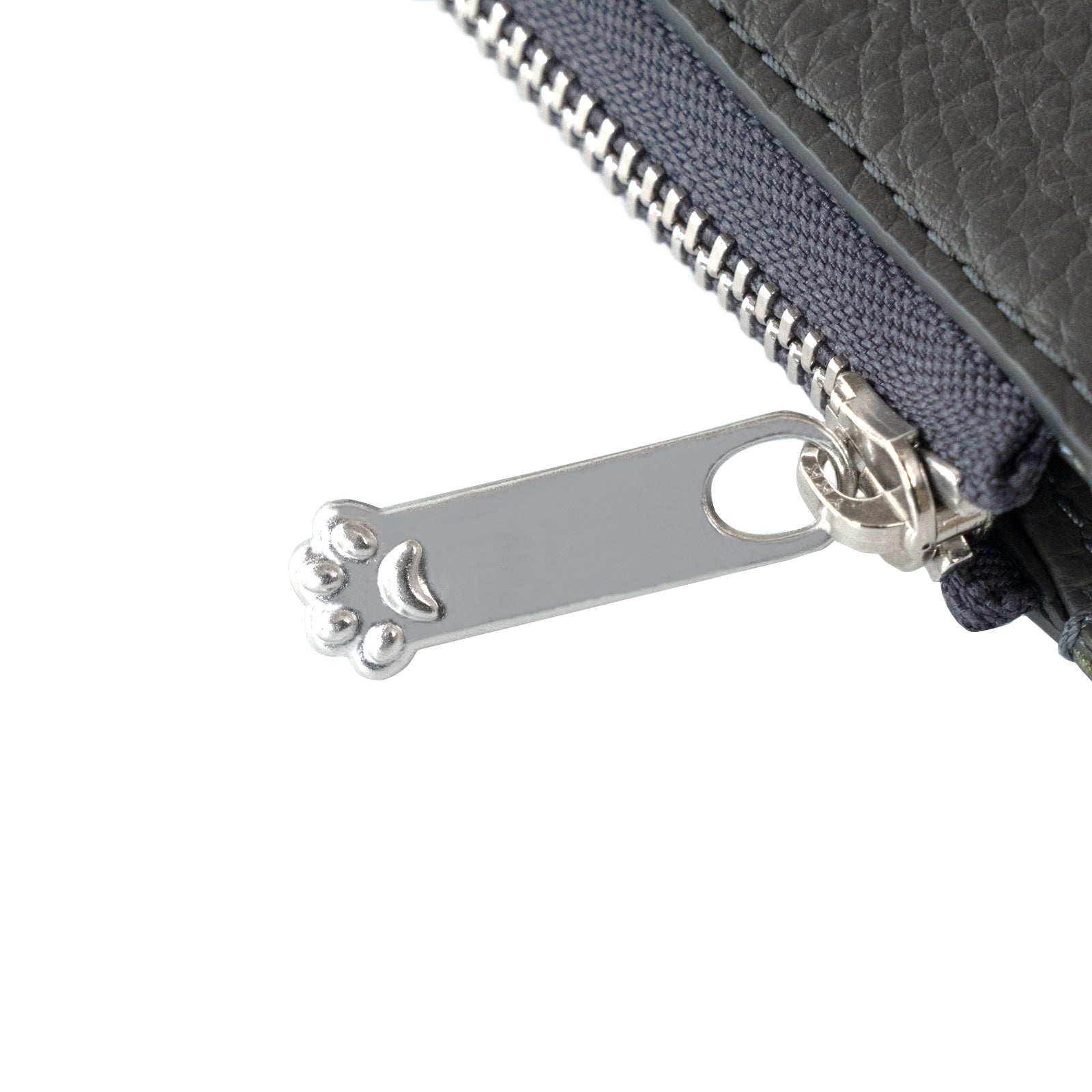 PAW L字ファスナーミニ財布　キュイール・マッシュ  /   グラファイト