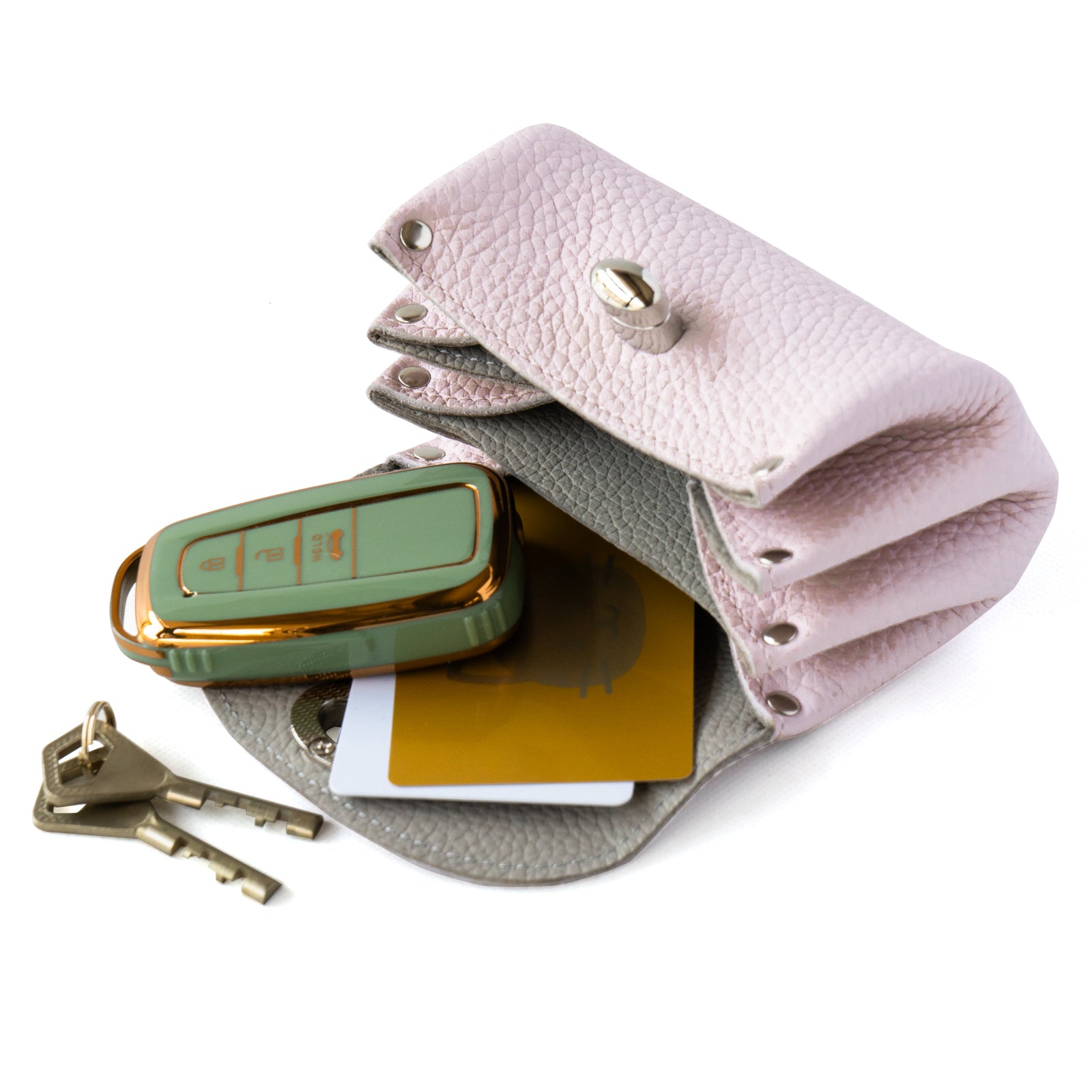 [2/22 (Sat) 1-day limited sale] [Limited quantity] Shell pouch CAT Taurillon Clemence / Mauve pale