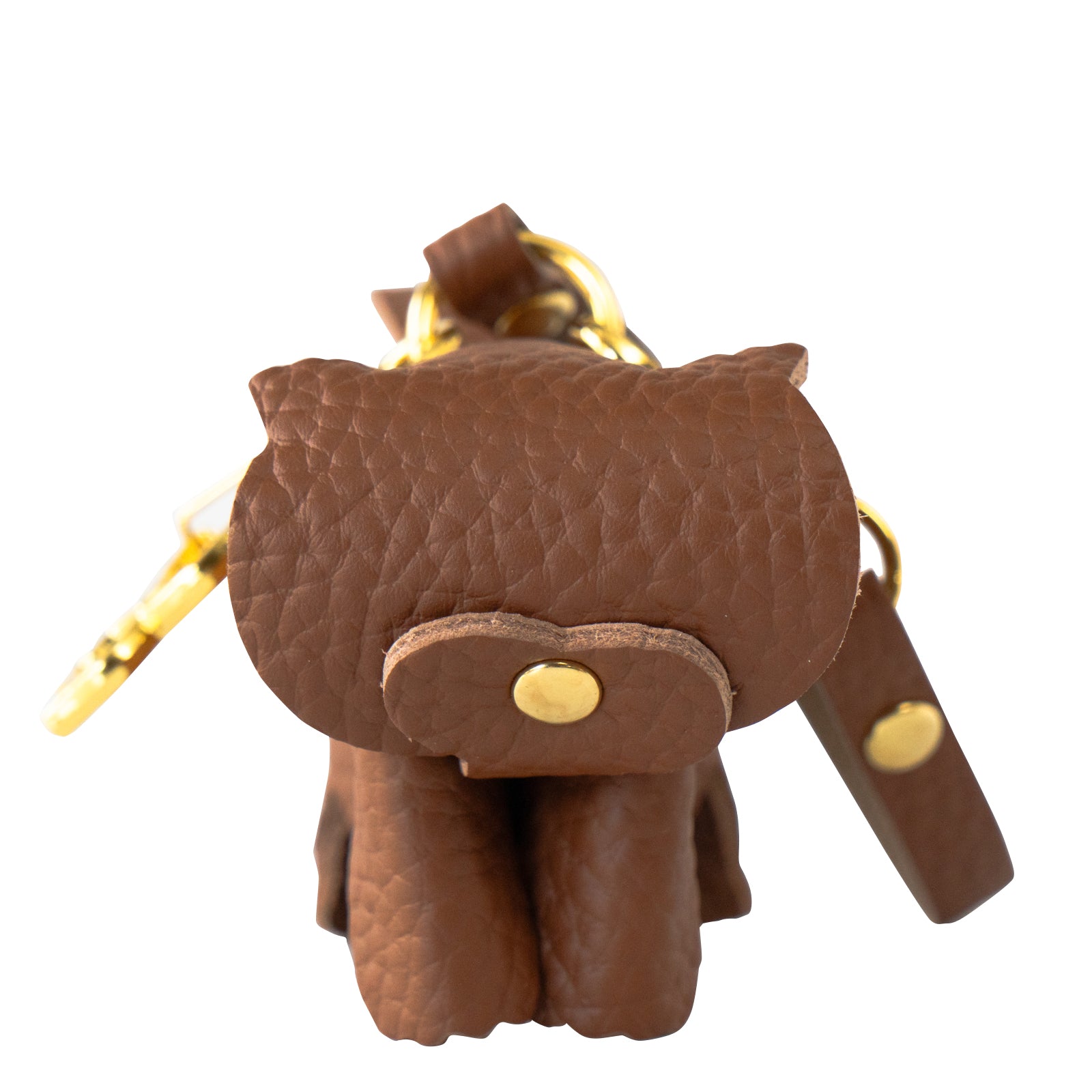 スタンディングにゃんチャーム    キュイール・マッシュ  /  キャメル