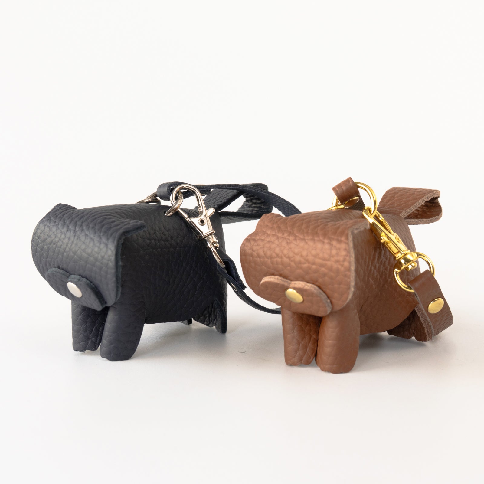 スタンディングにゃんチャーム    キュイール・マッシュ  /  キャメル