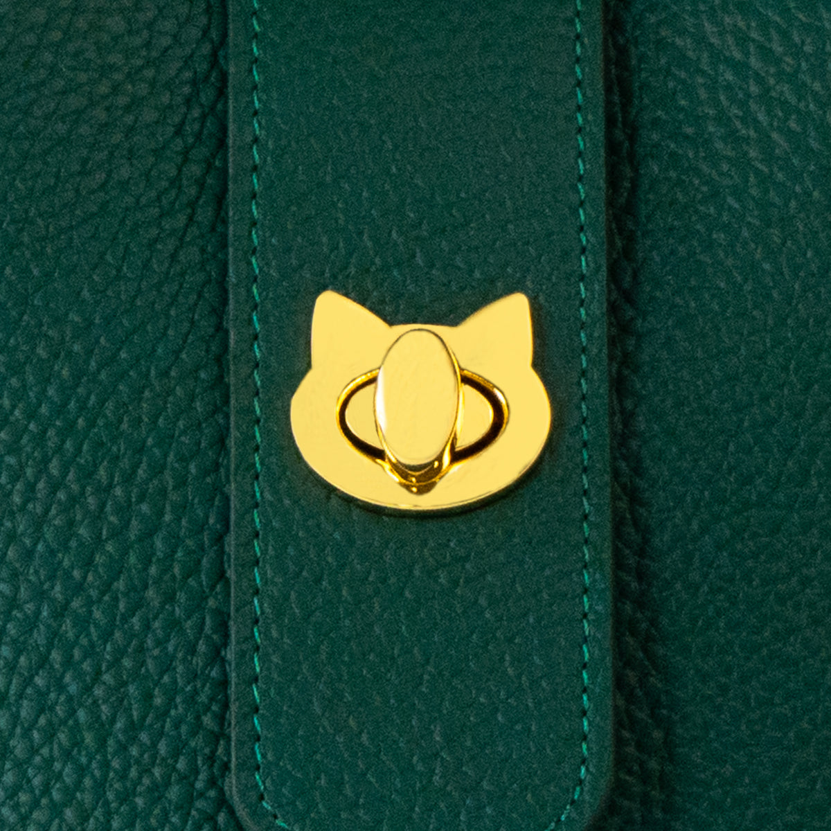 【受注販売：10/9(金)22:00〜13(火)】バケットバッグ・PAW (パウ)   キュイール・マッシュ  / エメラルド