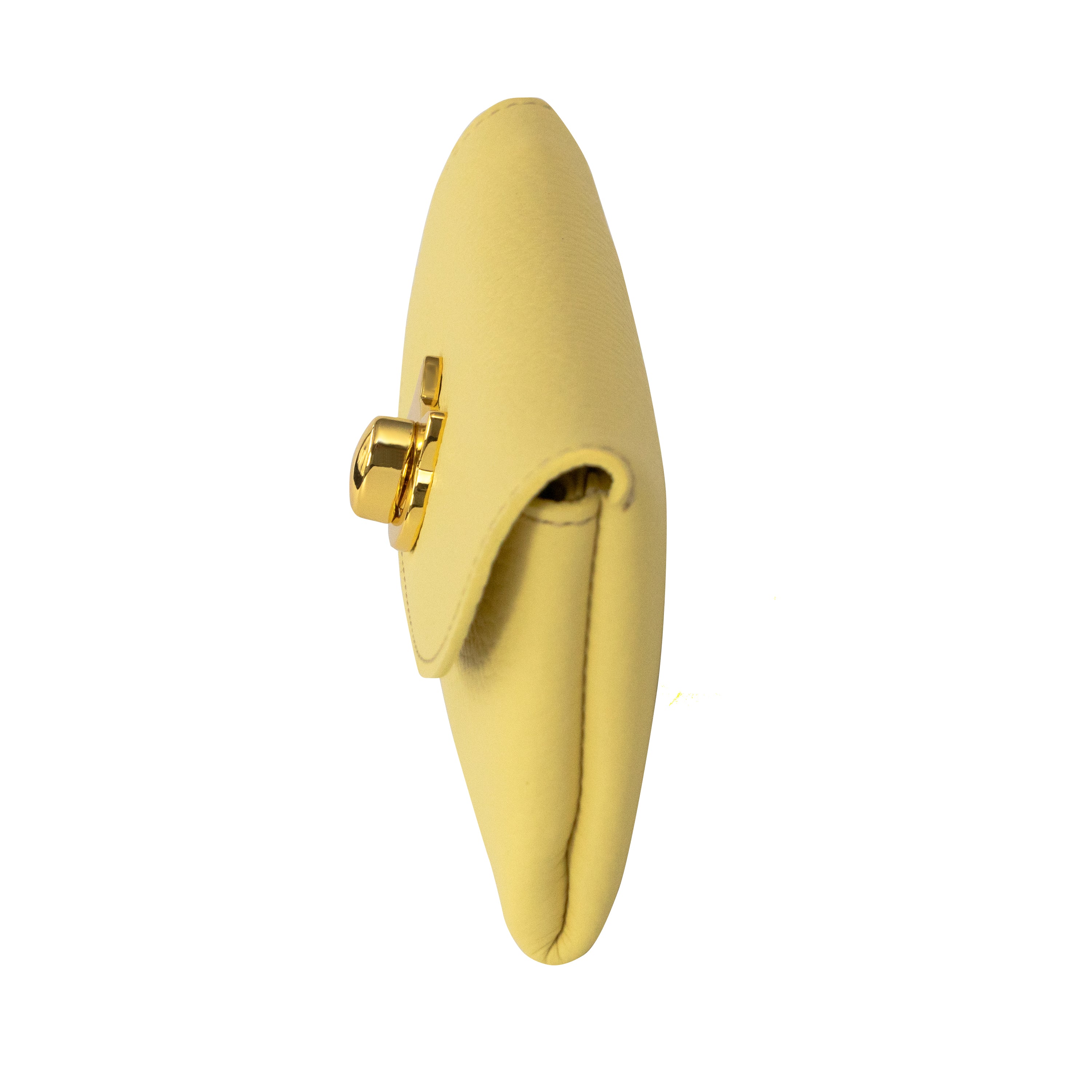 フラップウォレット・フルーニャ ミディアム　キュイール・マッシュ / ジョーヌプッサン