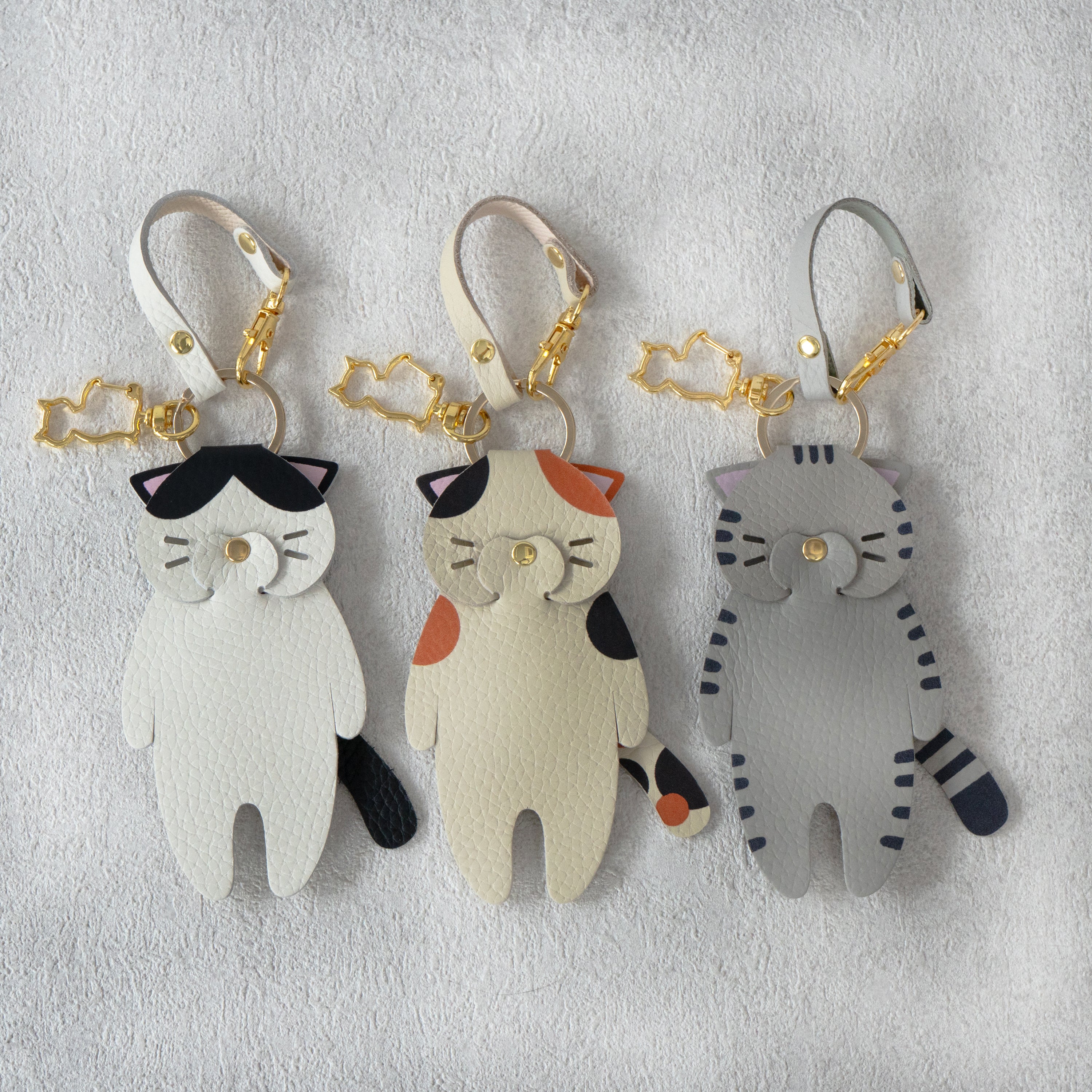 【2/21(土)22:00～23(月)23:59】【猫の日限定】プリントにゃんチャーム　3ニャンズSET