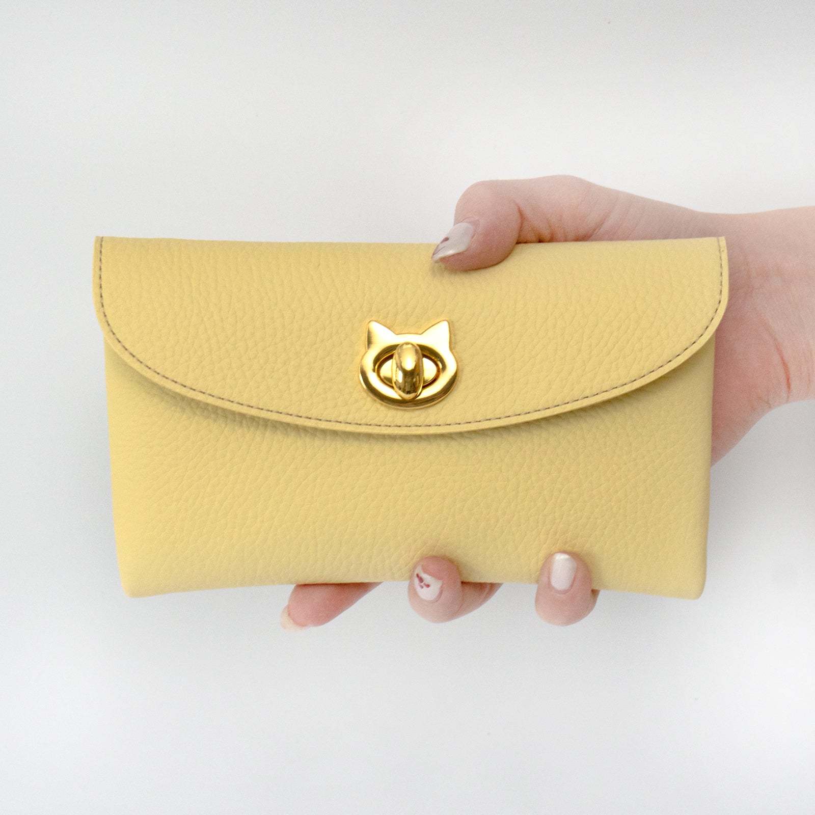 フラップウォレット・フルーニャ ロング    キュイール・マッシュ / ジョーヌプッサン