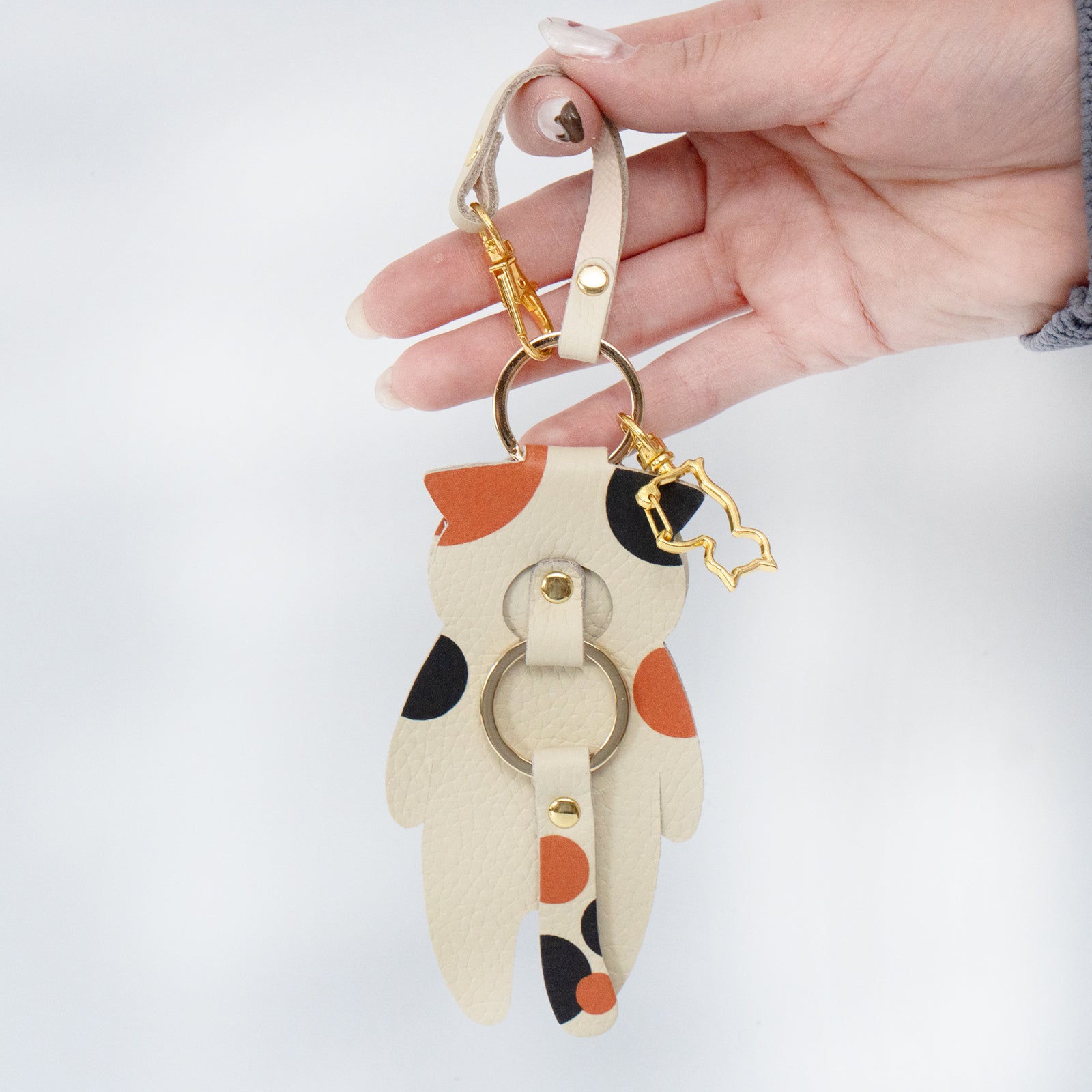 Printed cat charm / Mike