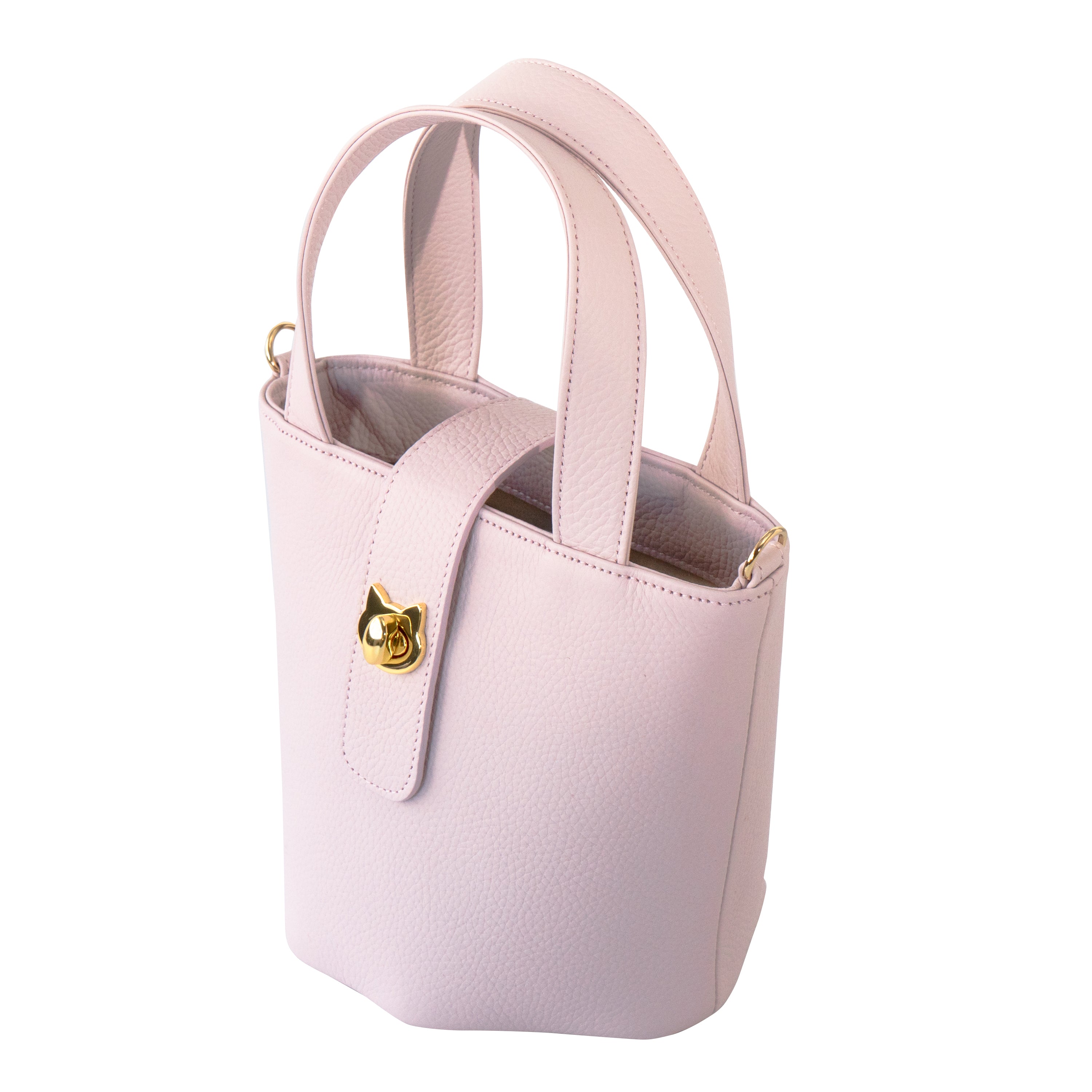 【3/20(金)20:00～ 数量限定】【さくらねこの日特別SET】チェーンショルダー付きミニバッグ・PAW  (パウ)   さくらねこチャームSET  / モーヴシルヴェスティン