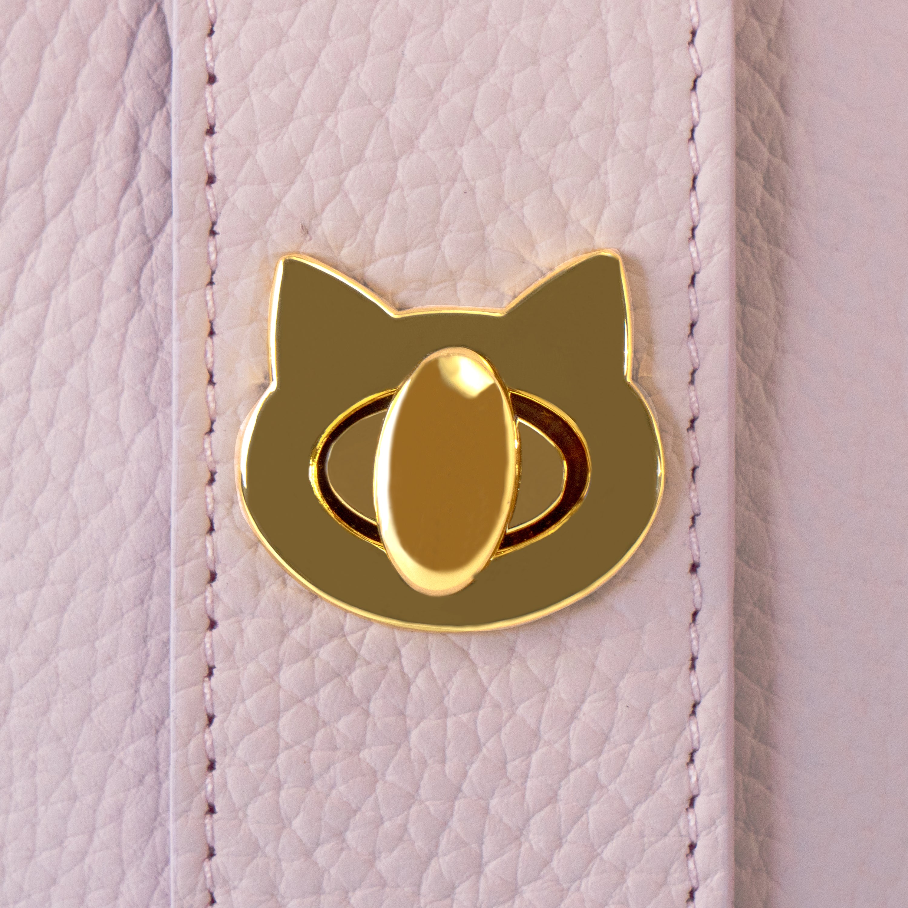 【3/20(金)20:00～ 数量限定】【さくらねこの日特別SET】チェーンショルダー付きミニバッグ・PAW  (パウ)   さくらねこチャームSET  / モーヴシルヴェスティン