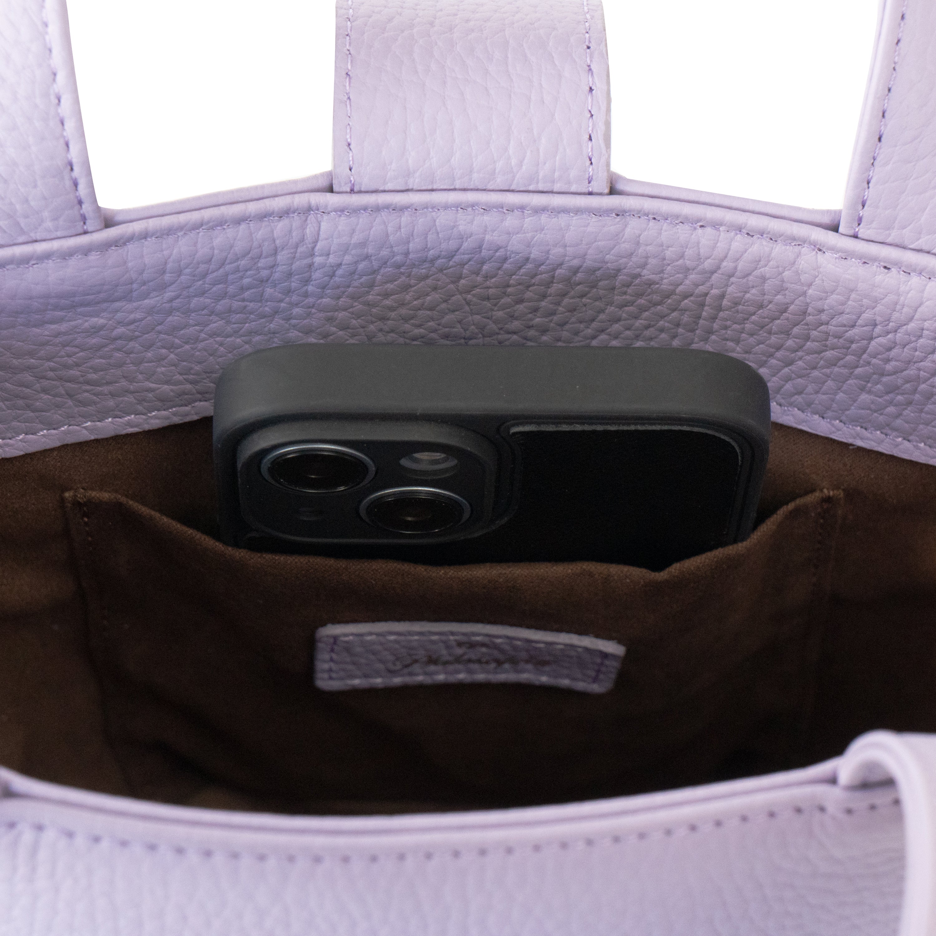 【3/20(金)20:00～ 数量限定】【さくらねこの日特別SET】チェーンショルダー付きミニバッグ・PAW  (パウ)   さくらねこチャームSET  / ラベンダー