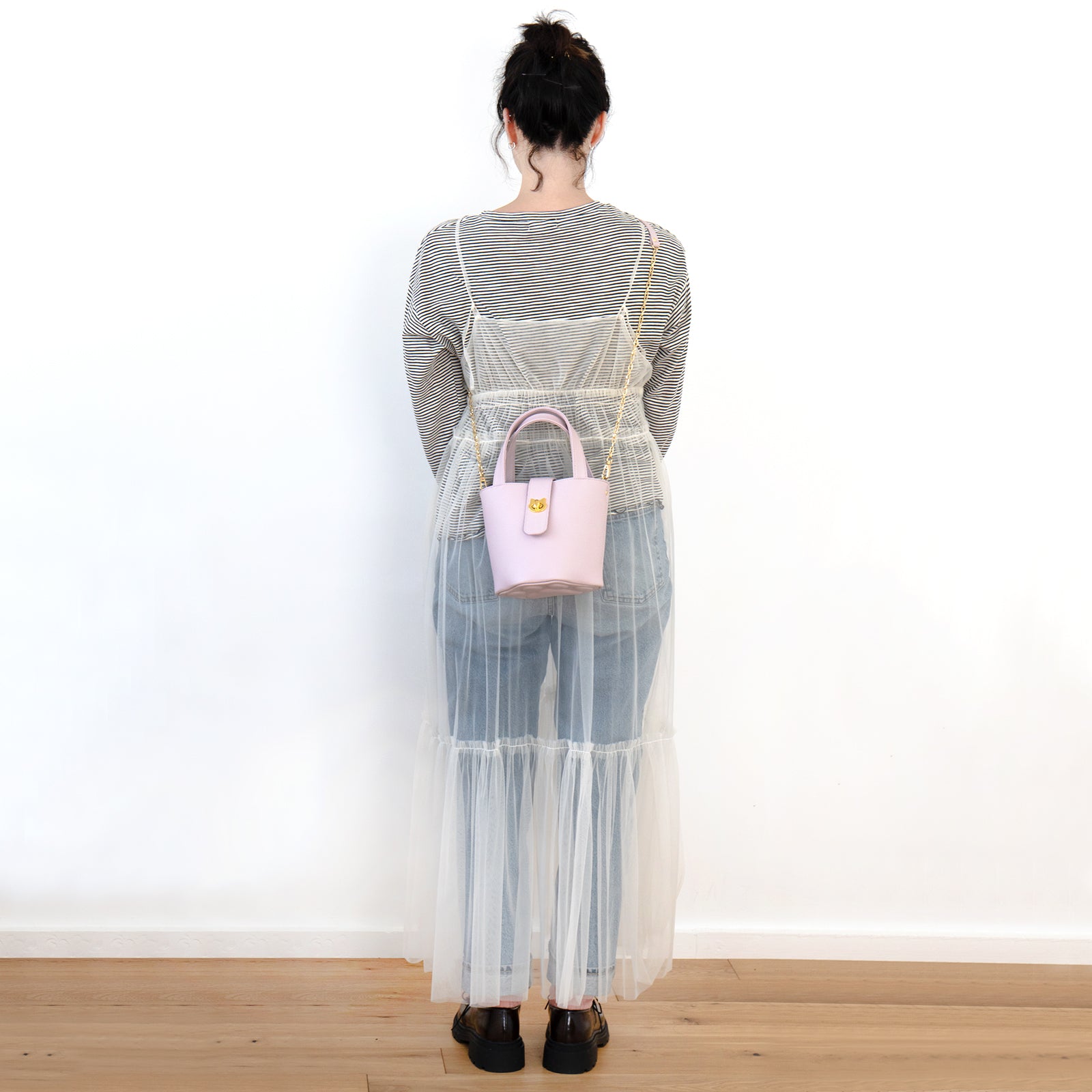 【3/20(金)20:00～ 数量限定】【さくらねこの日特別SET】チェーンショルダー付きミニバッグ・PAW  (パウ)   さくらねこチャームSET  / モーヴシルヴェスティン