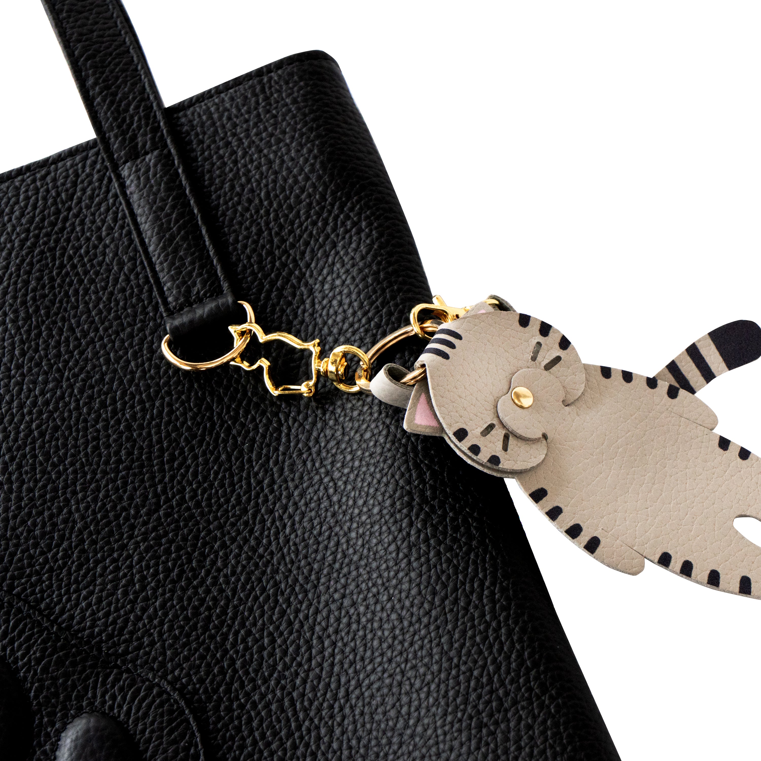 A4トートバッグ PAW　キュイール・マッシュ  /  ブラック