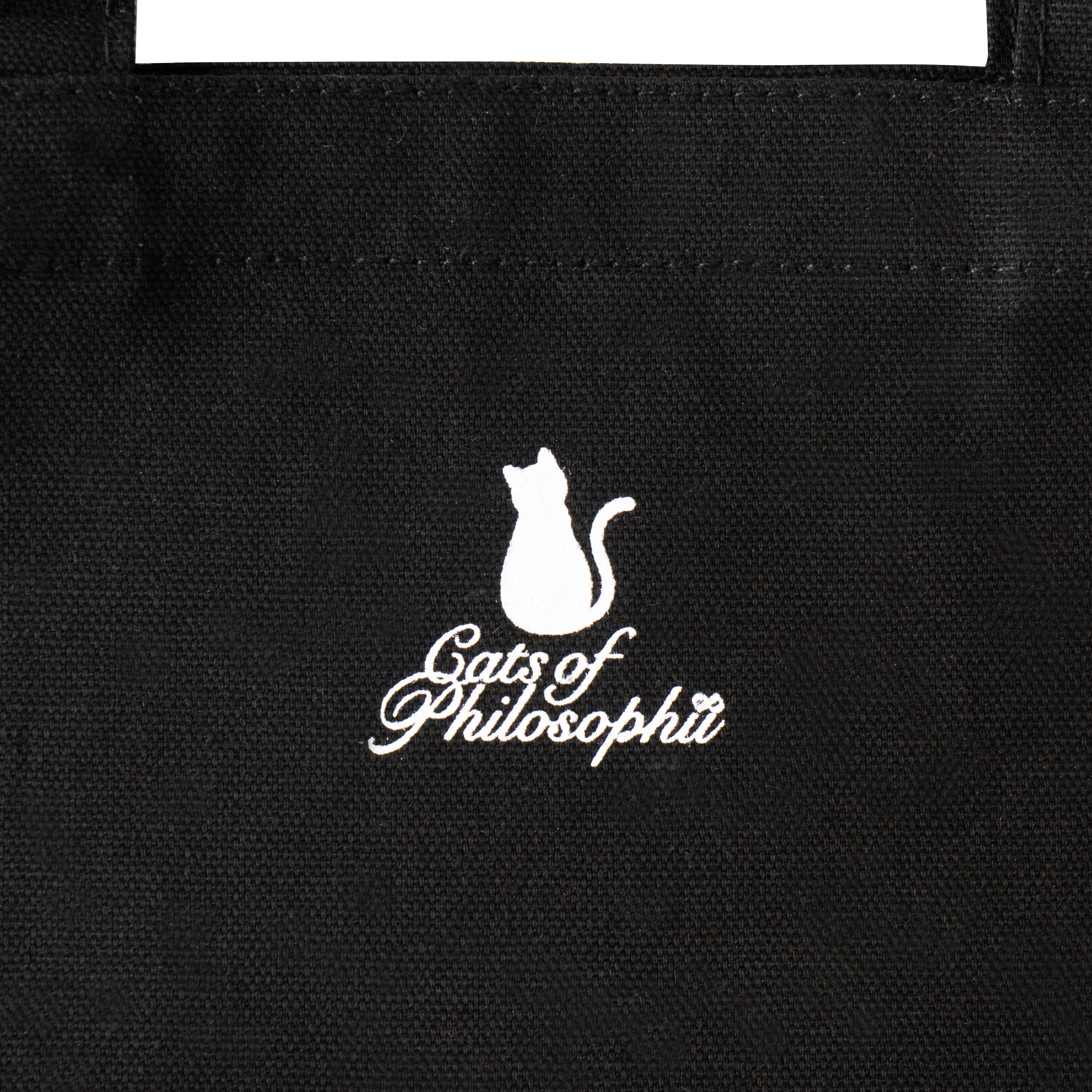 【期間限定：3月20日(金)22:00～22日(日)】にゃんぺんトートバッグ・S  [富士山にゃんぺん]  /  ブラック