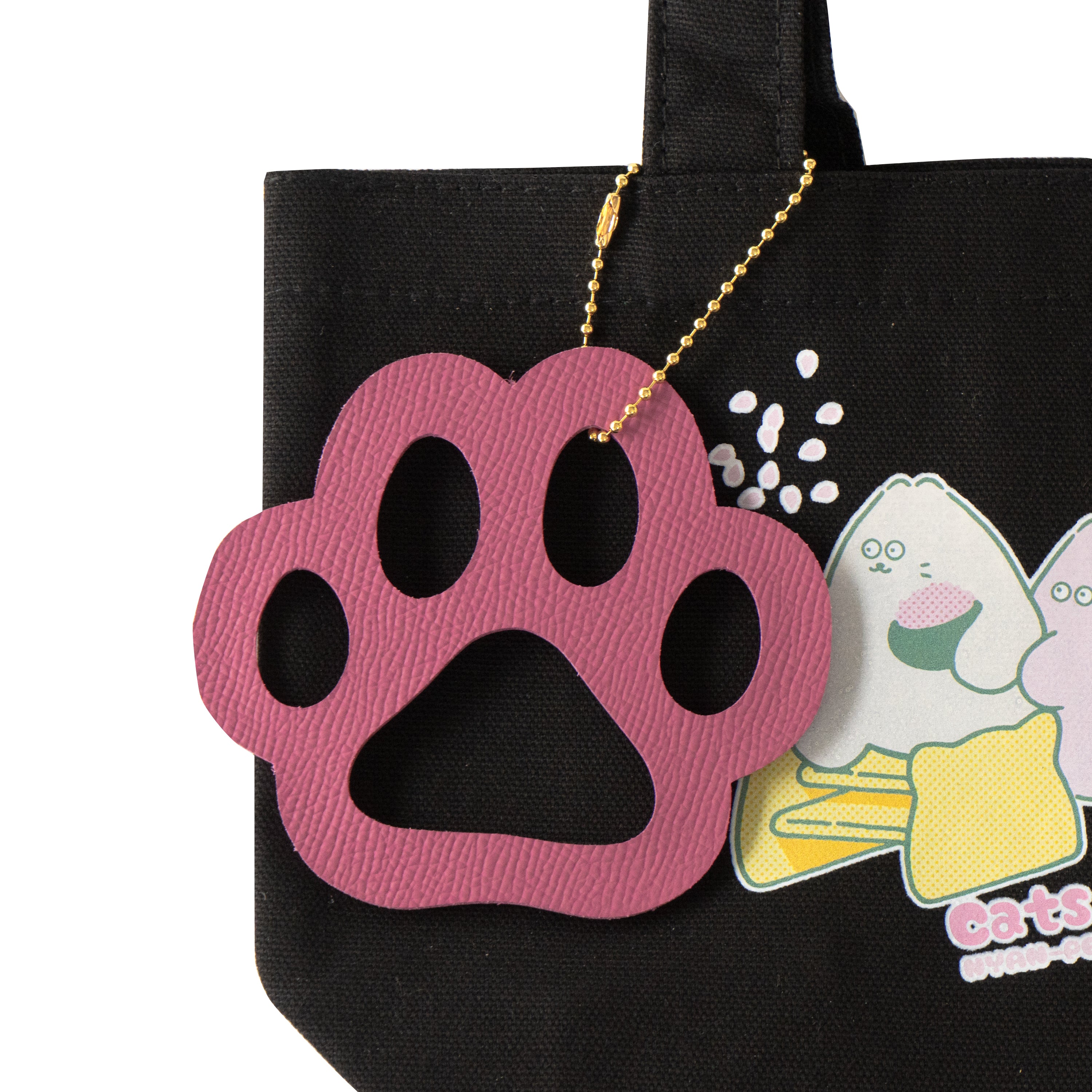 【期間限定：3月20日(金)22:00～22日(日)】にゃんぺんトートバッグ・S  [にゃんぺん＆おだんごBOYS]  /  ブラック