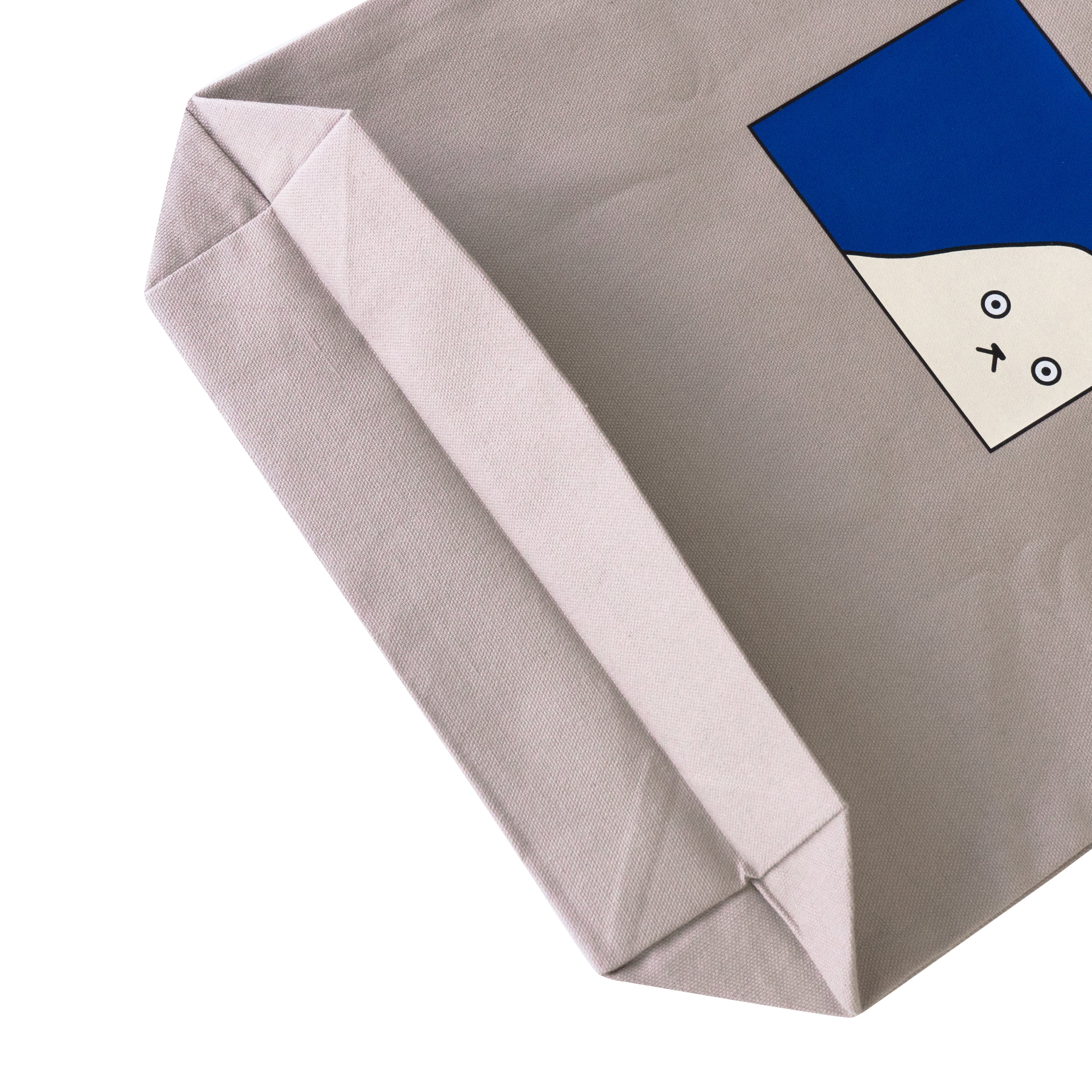 【期間限定：3月20日(金)22:00～22日(日)】にゃんぺんトートバッグ・M  [富士山にゃんぺん]  /  グレージュ