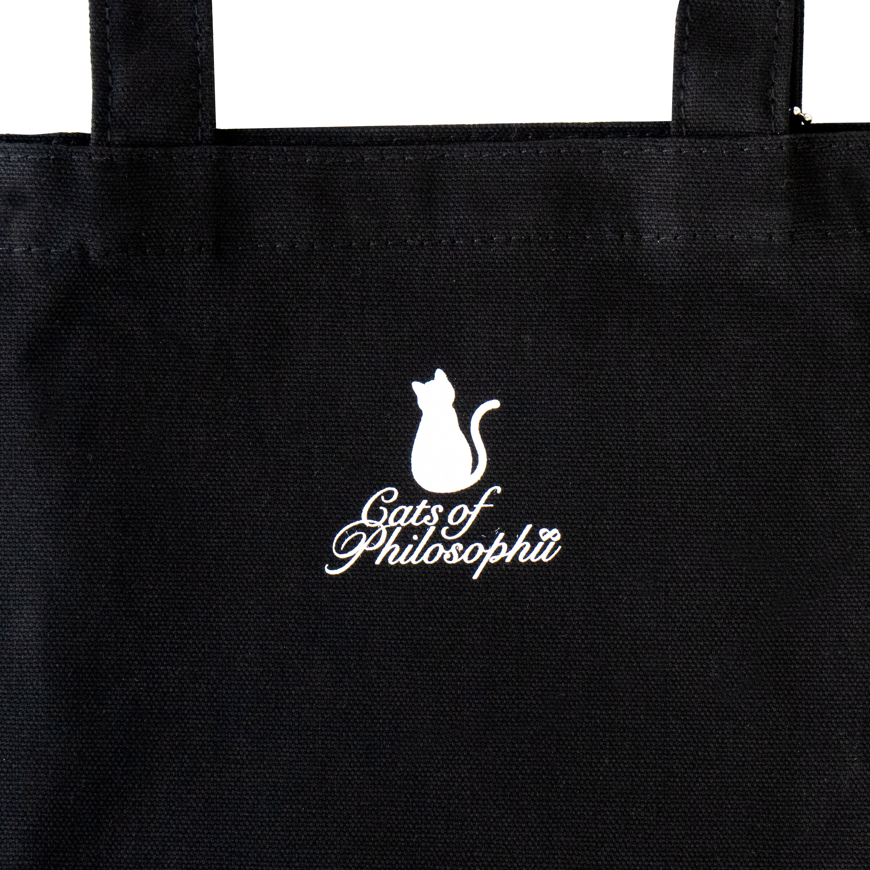 【期間限定：3月20日(金)22:00～22日(日)】にゃんぺんトートバッグ・M  [仲良し3にゃんぺんず]  /  ブラック