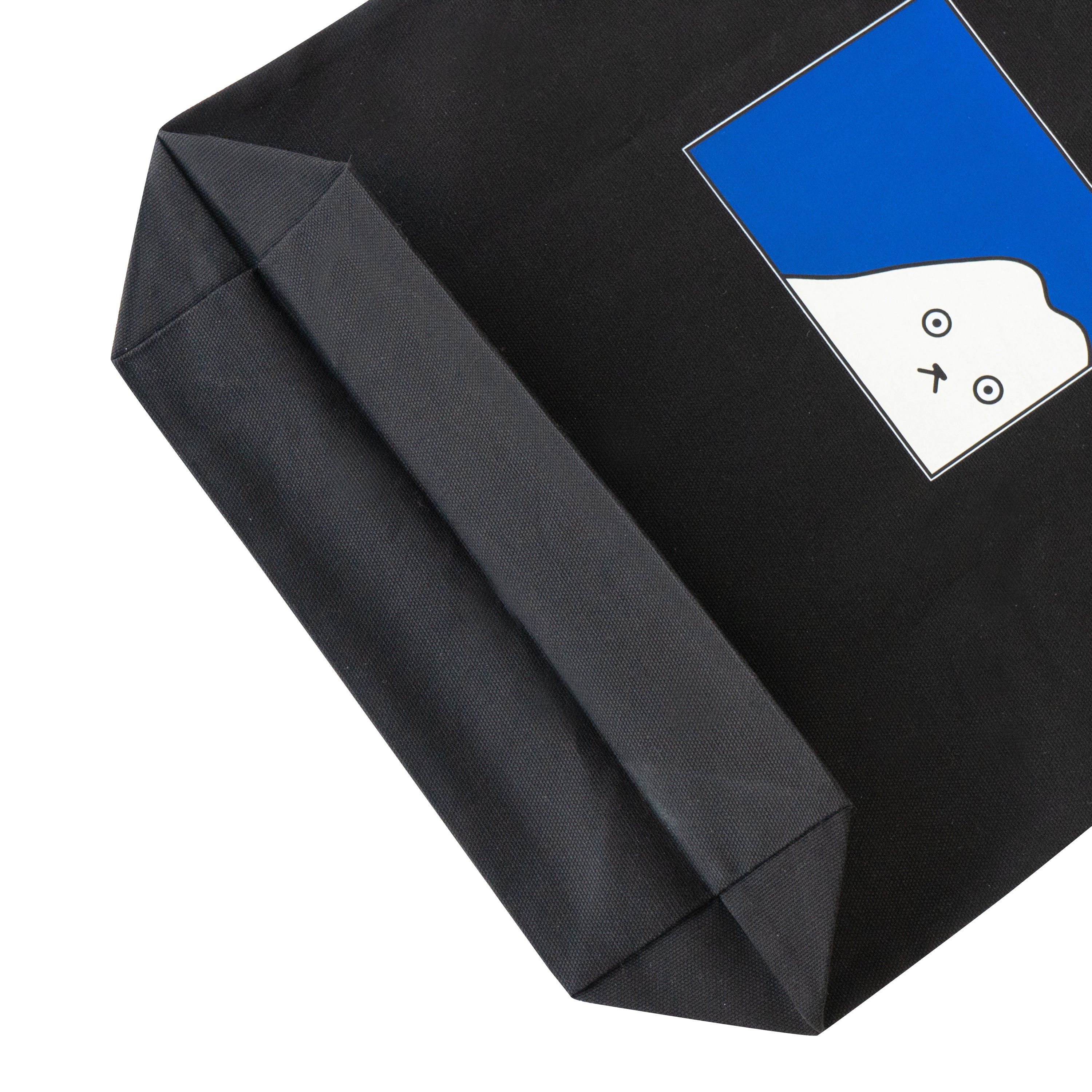 【期間限定：3月20日(金)22:00～22日(日)】にゃんぺんトートバッグ・M  [富士山にゃんぺん]  /  ブラック