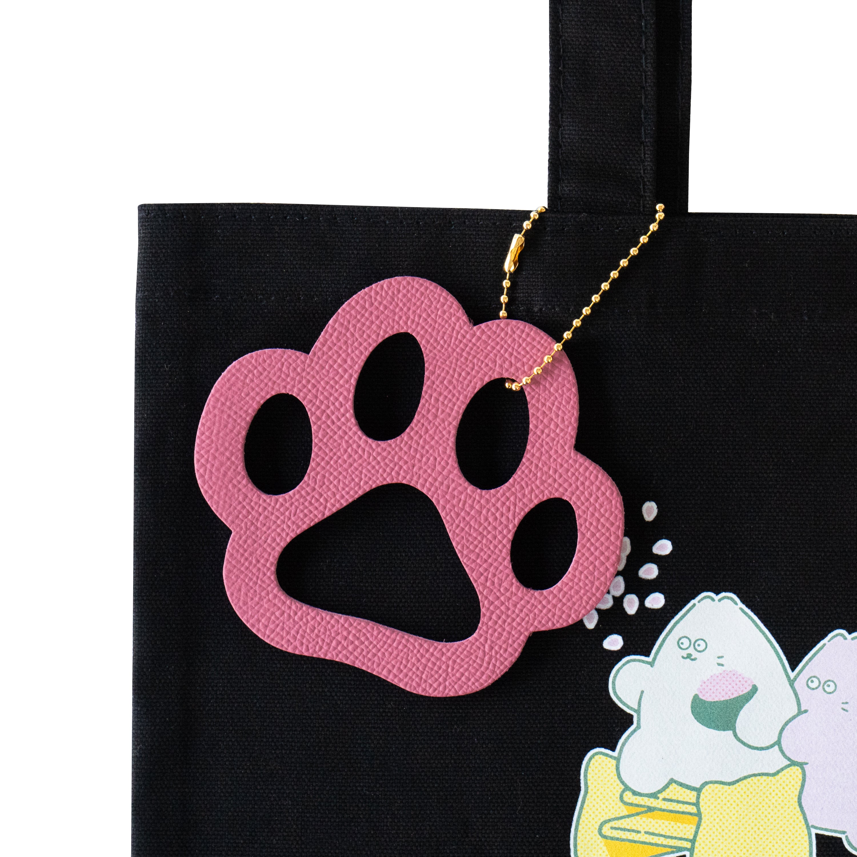 【期間限定：3月20日(金)22:00～22日(日)】にゃんぺんトートバッグ・M  [にゃんぺん＆おだんごBOYS]  /  ブラック