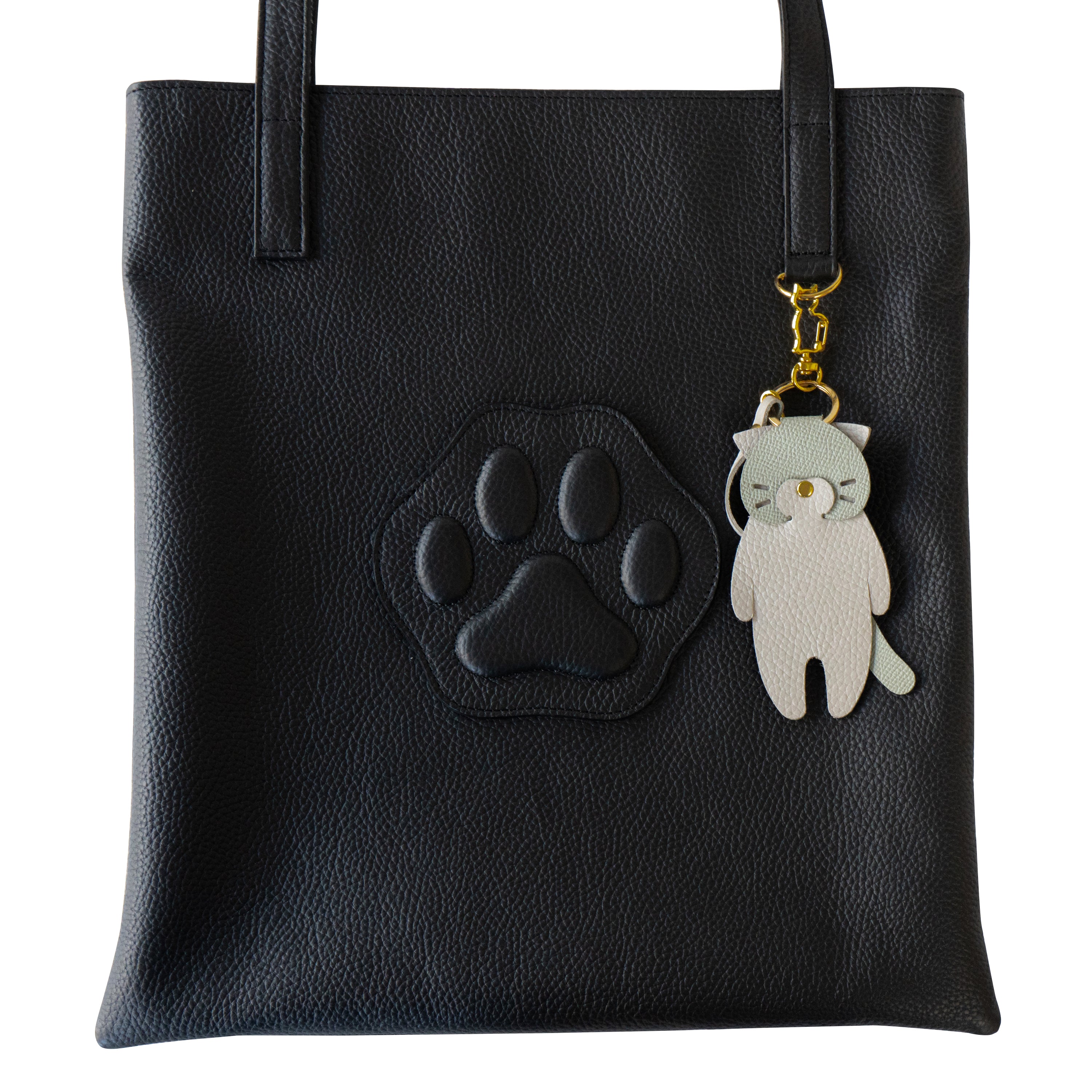 A4 Tote Bag PAW Cuir Mache / Black