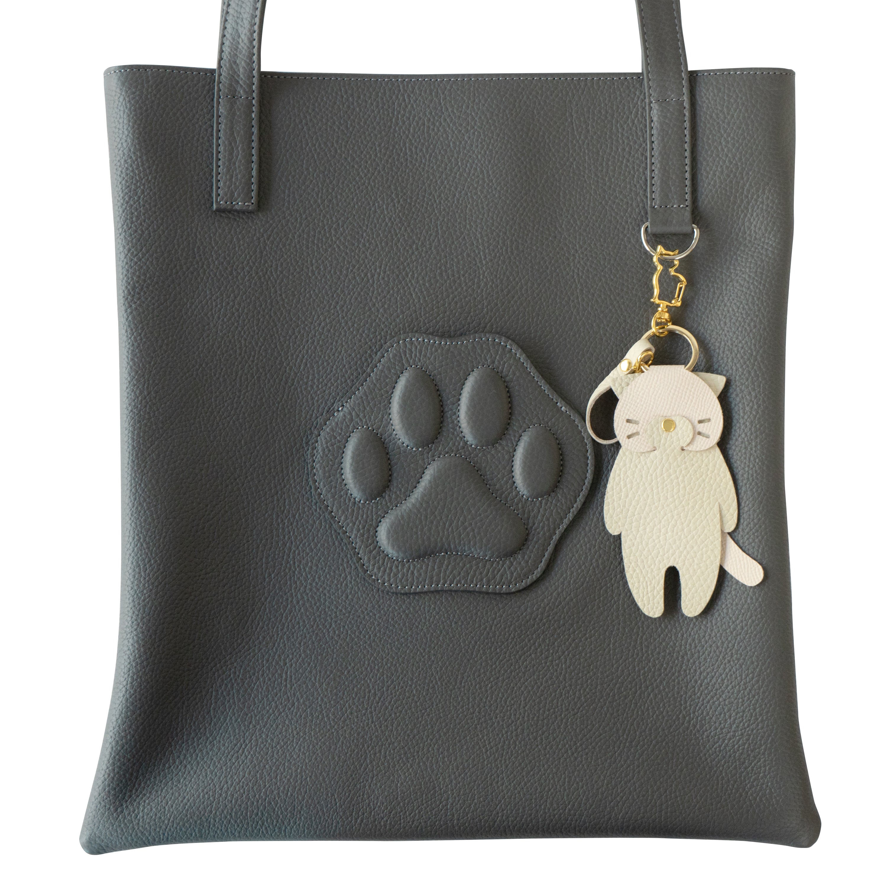 A4 Tote Bag PAW Cuir Mache / Graphite 