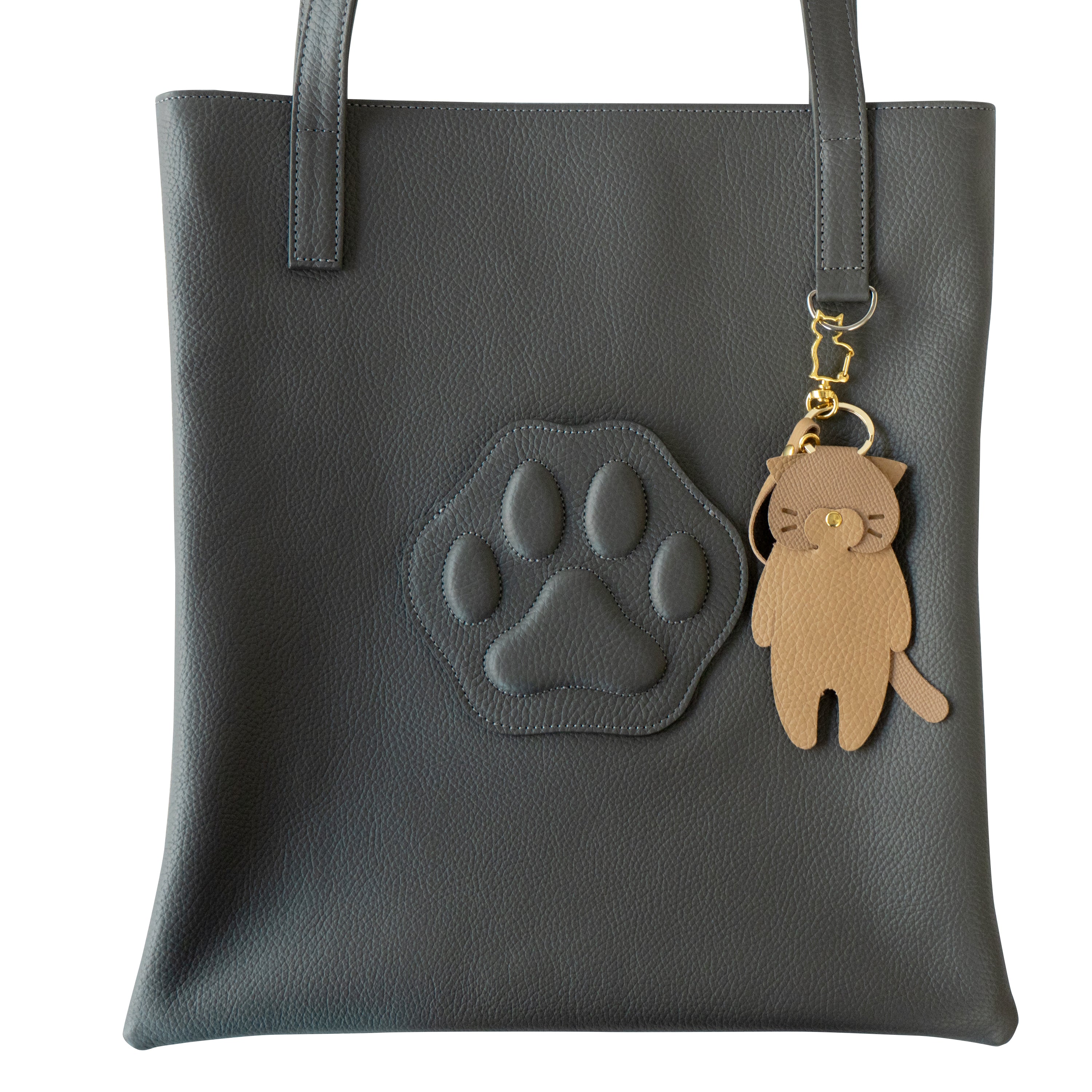 A4 Tote Bag PAW Cuir Mache / Graphite 
