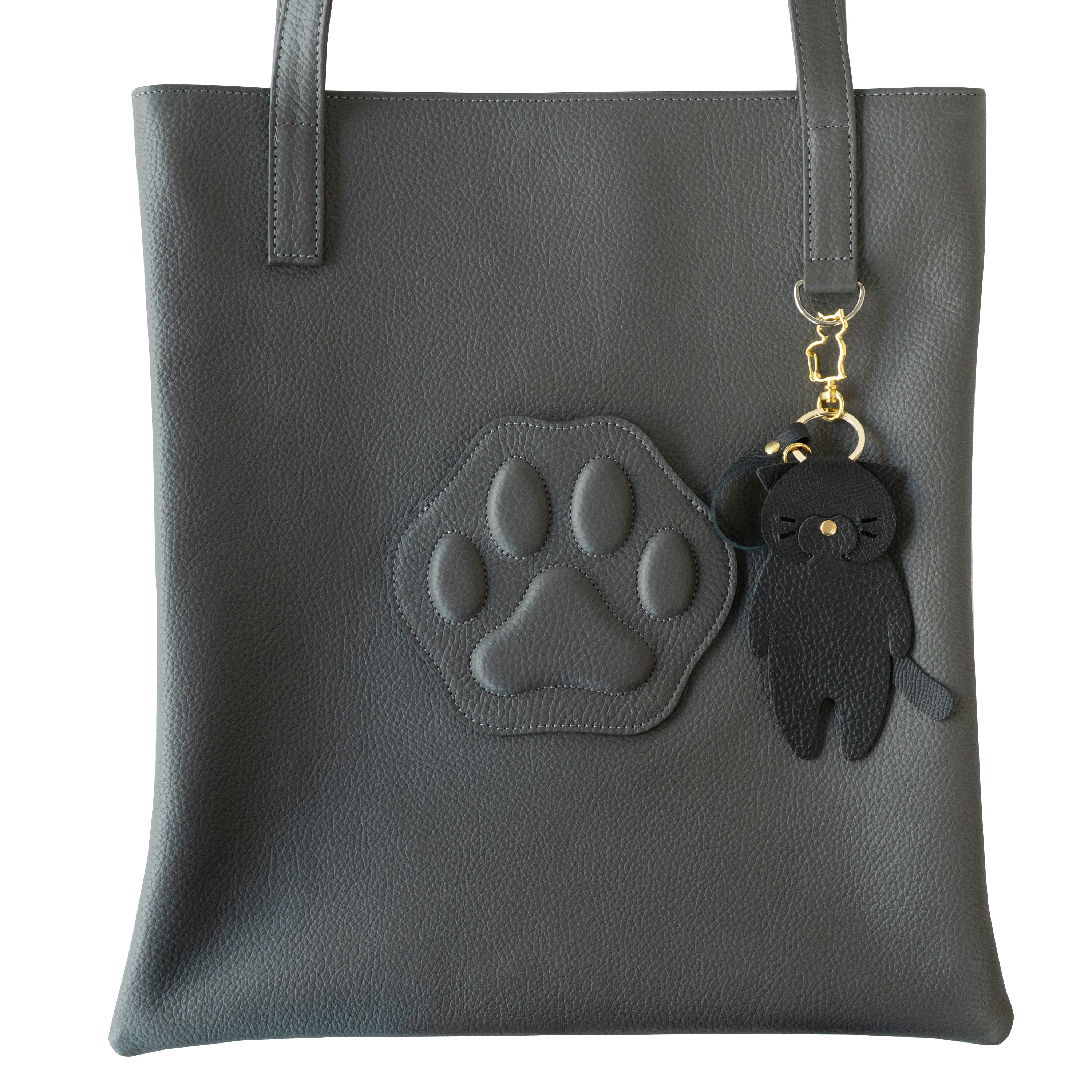 A4 Tote Bag PAW Cuir Mache / Graphite 