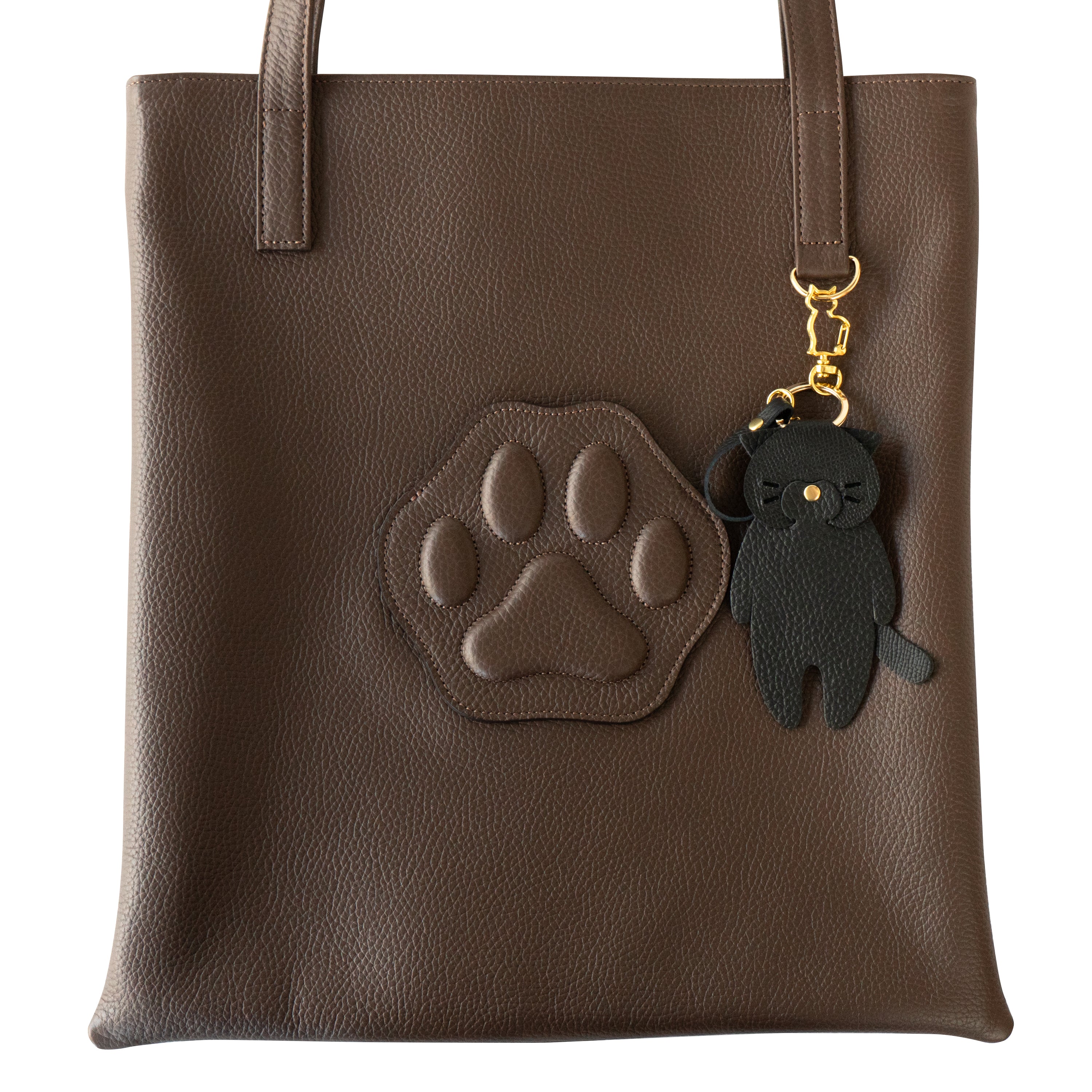 A4 Tote Bag PAW Cuir Mache / Chocolate 
