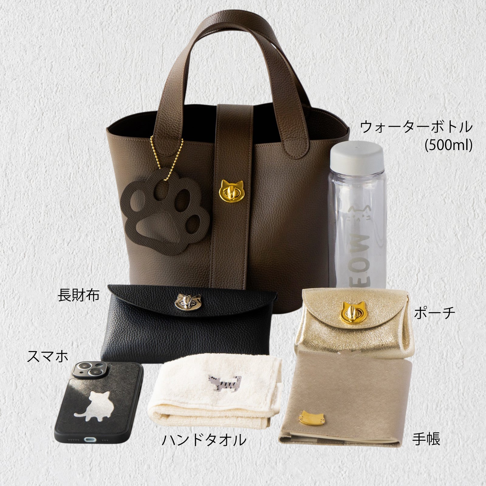 [On sale for one day only on Saturday, February 22nd] Baguette bag PAW Cuir Mache / Chocolate