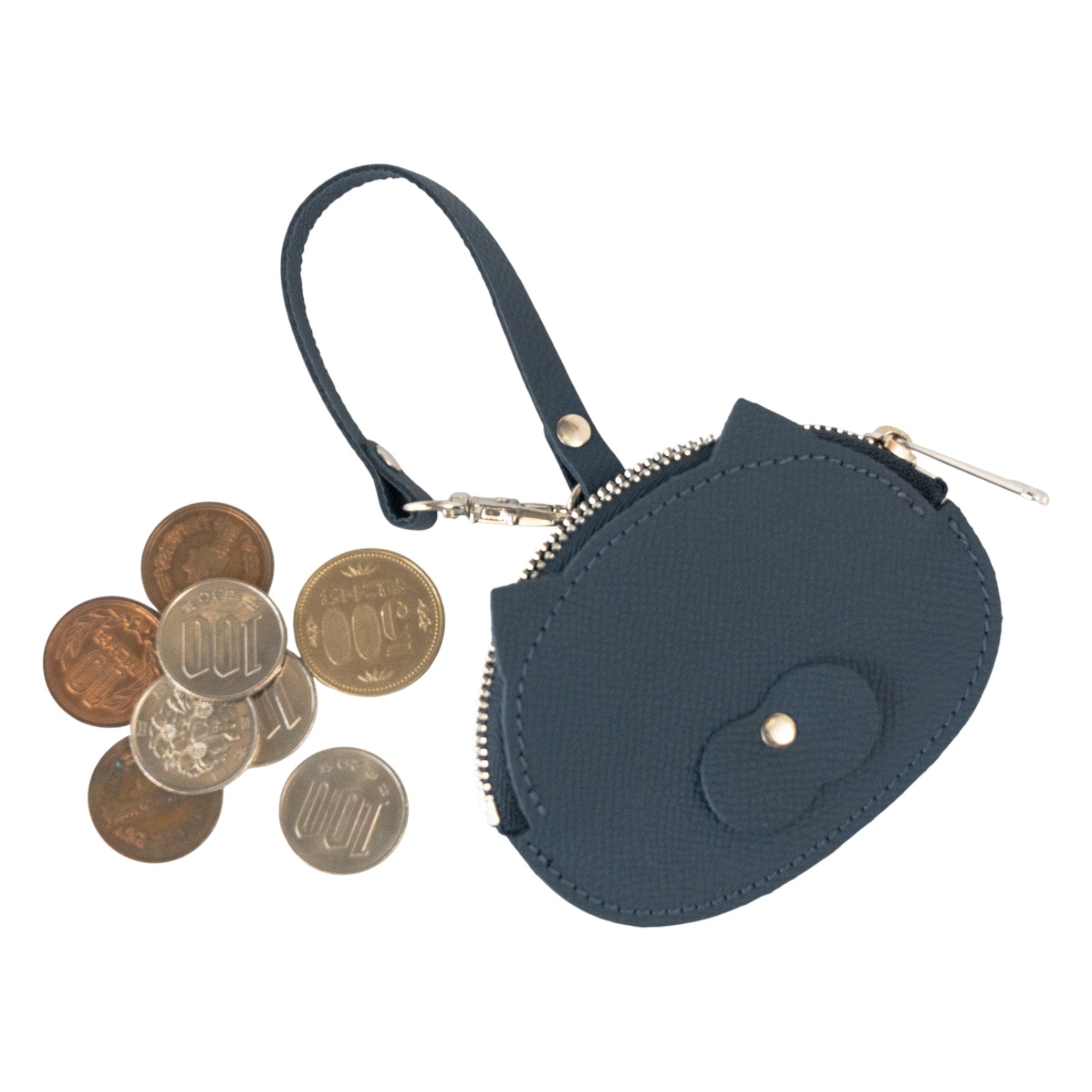 [NEW] にゃんフェイスコインケース　キュイール・ミネルバ  /   ブルーフランス