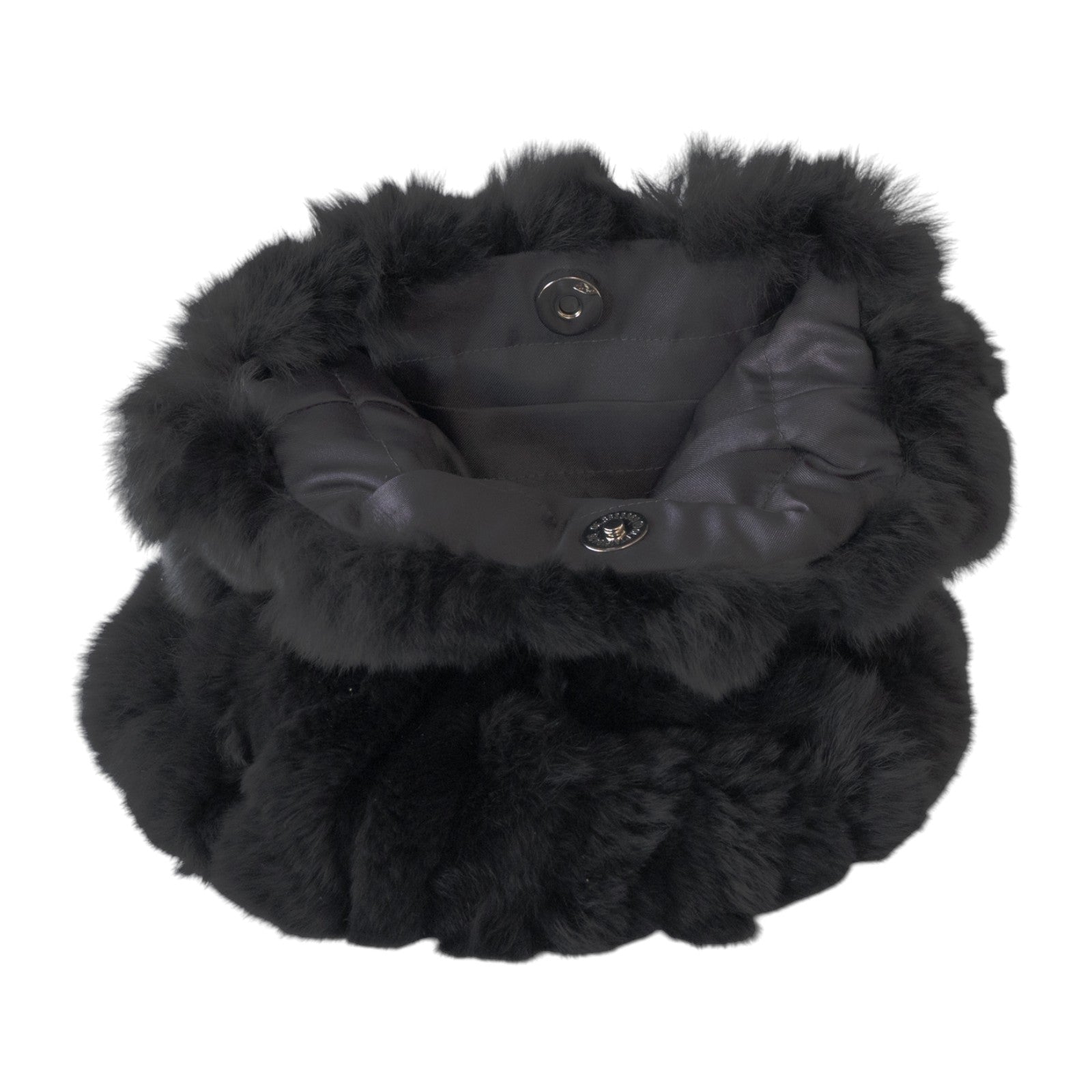 【11/21(金)22:00～ 26時間限定販売】【数量限定】 ワンハンドルファーバッグ・PAW  (パウ)   / ブラック