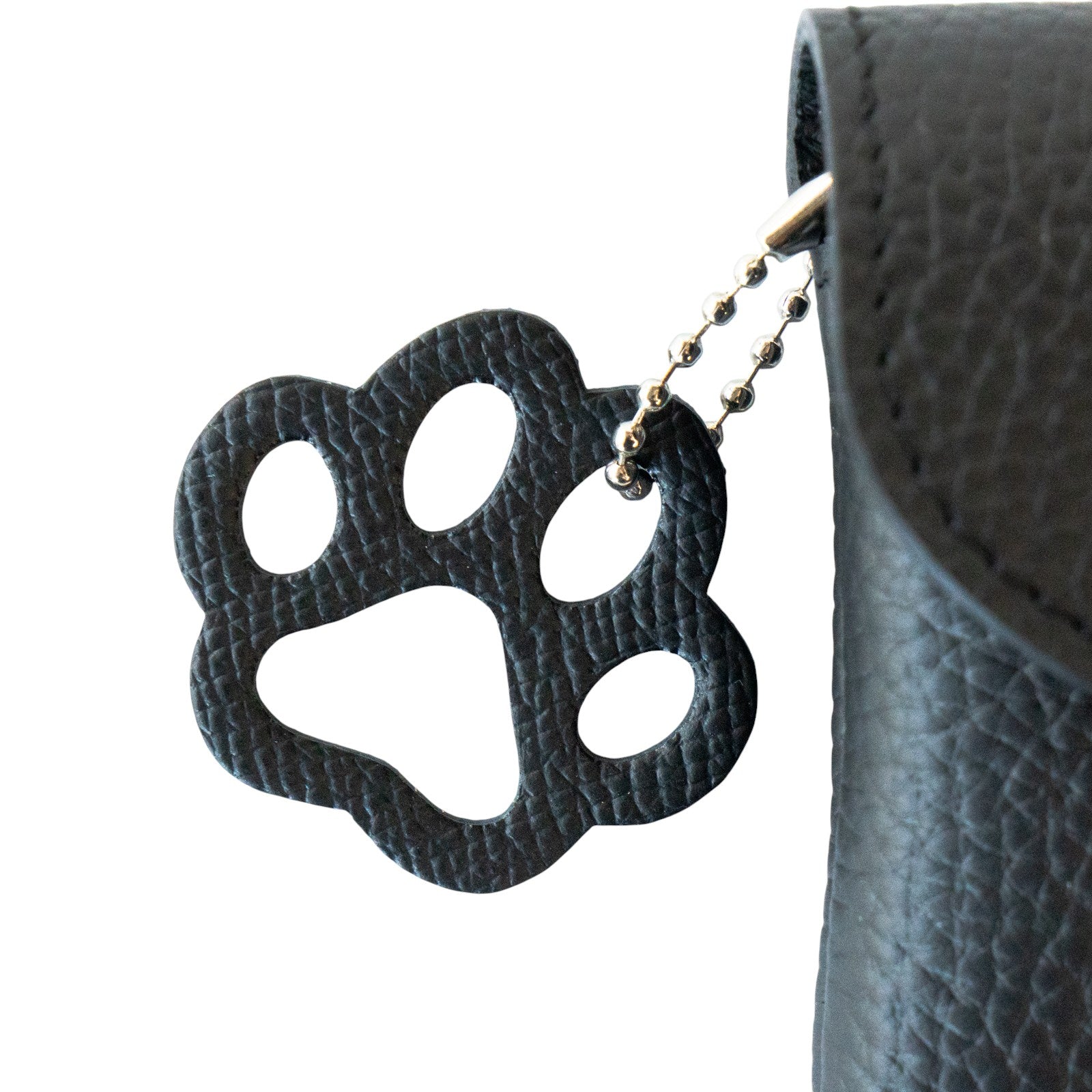 [復刻] フルーニャ スクエアポーチ　キュイール・マッシュ  /  ブラック