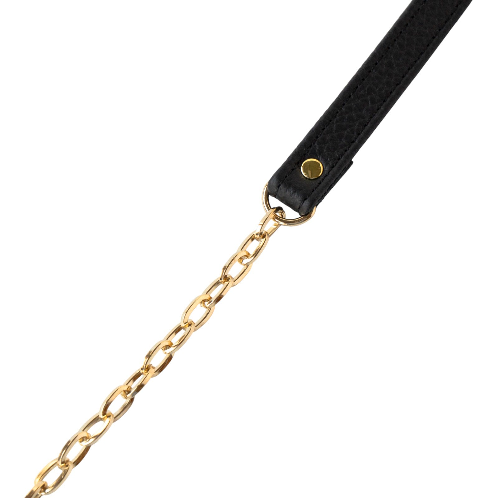 【12/7(日)22:00～ 26時間限定販売】【数量限定】 チェーンショルダー付きミニバッグ・PAW  (パウ)   / ブラック [選べる金具]