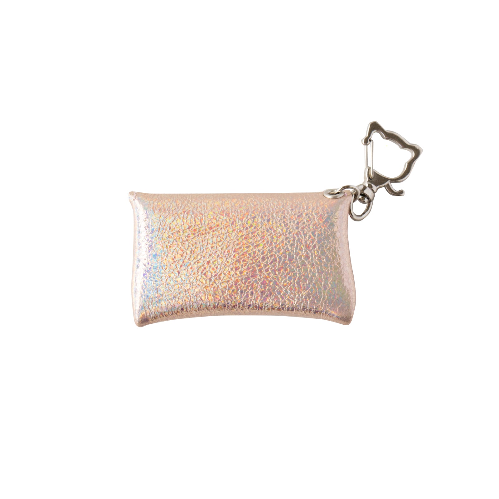 [9/8 (Sun) One-day only, pre-order sale] Flap key ring, Furnya Nano Prism Leather / Aurora Pink