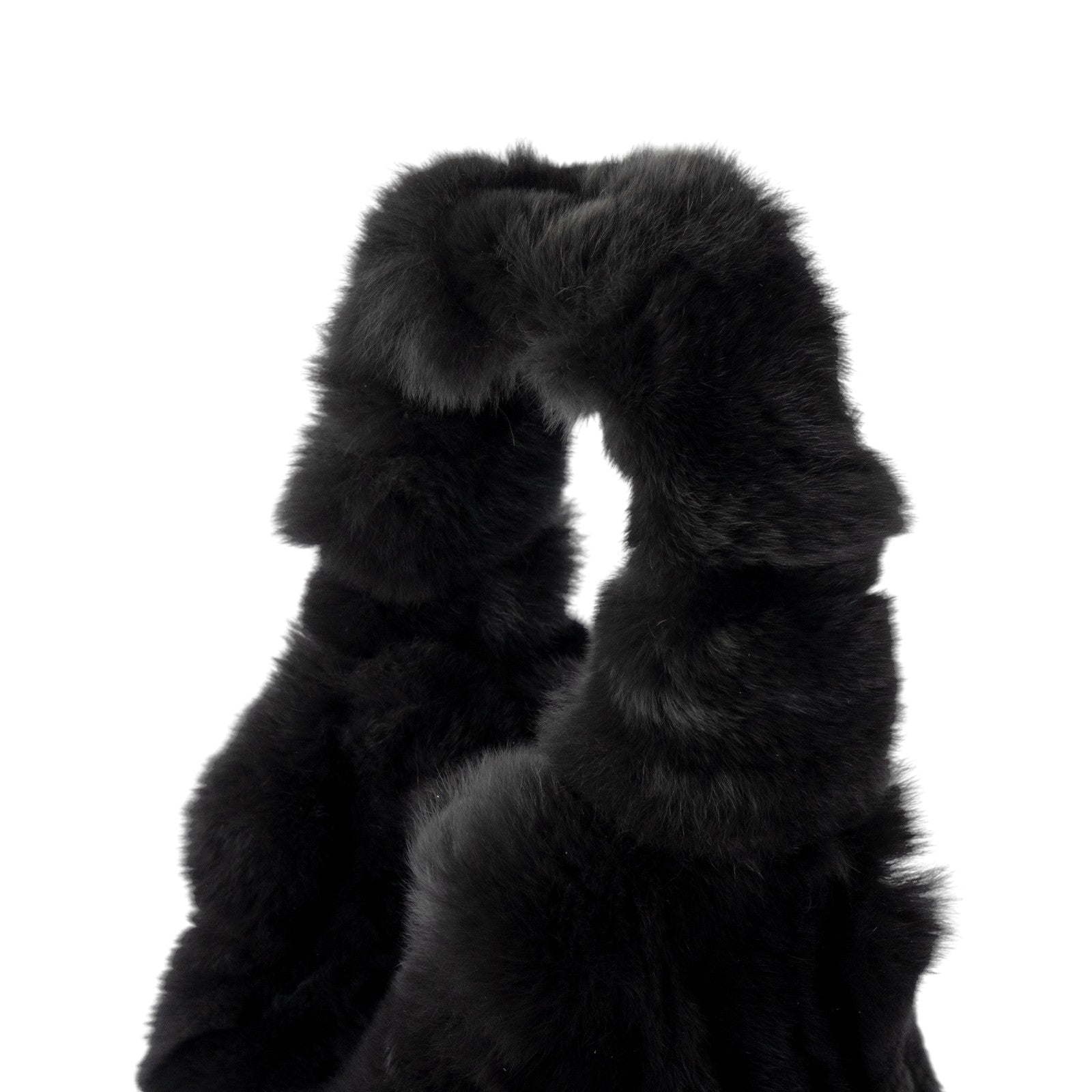 【11/21(金)22:00～ 26時間限定販売】【数量限定】 ワンハンドルファーバッグ・PAW  (パウ)   / ブラック