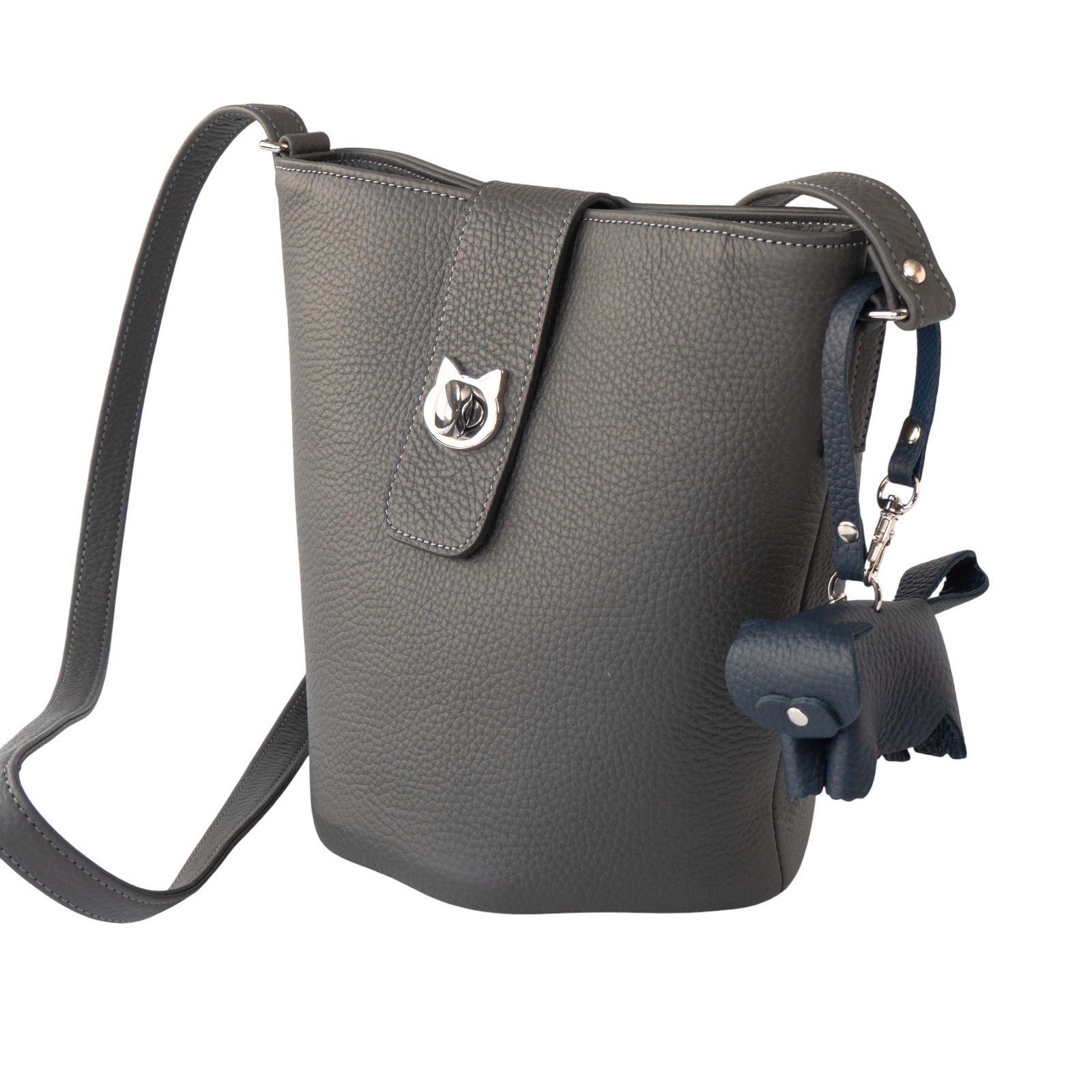 スタンディングにゃんチャーム    キュイール・マッシュ  /  ブルーニュイ