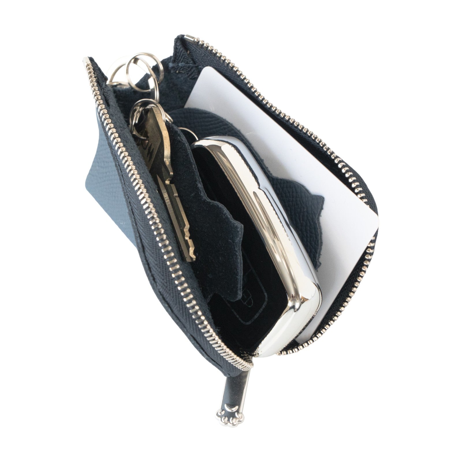 スマートキーケース　キュイール・ミネルバ  /  ブルーフランス