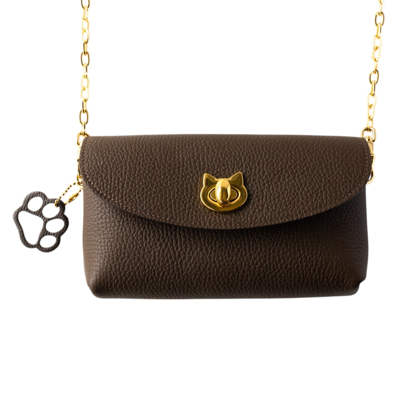 Frunya Million Pochette Cuir Mache / Chocolate