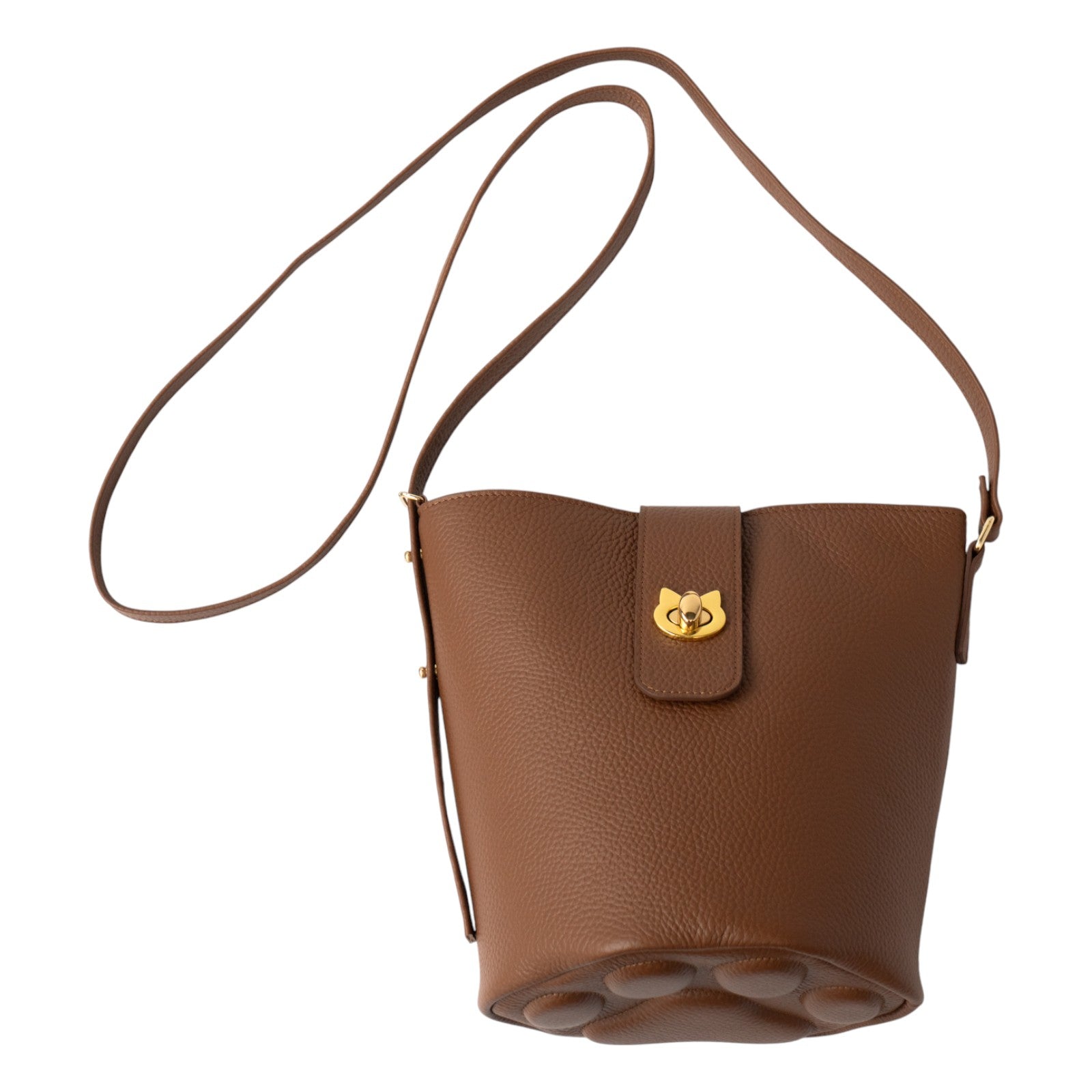 ショルダーバッグ  PAW (パウ)   キュイール・マッシュ / キャメル