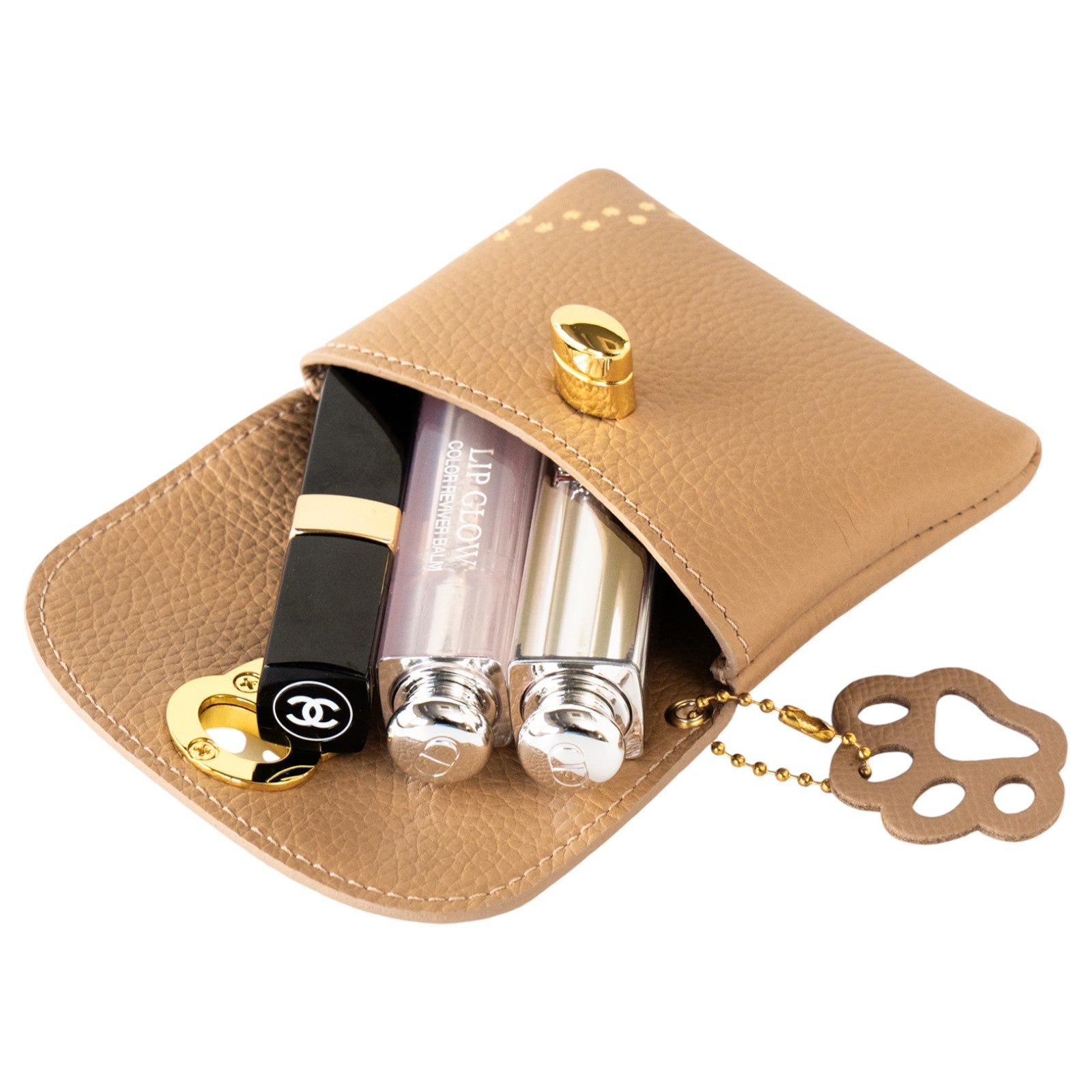 [復刻] フルーニャ スクエアポーチ　キュイール・マッシュ  /  シャモア