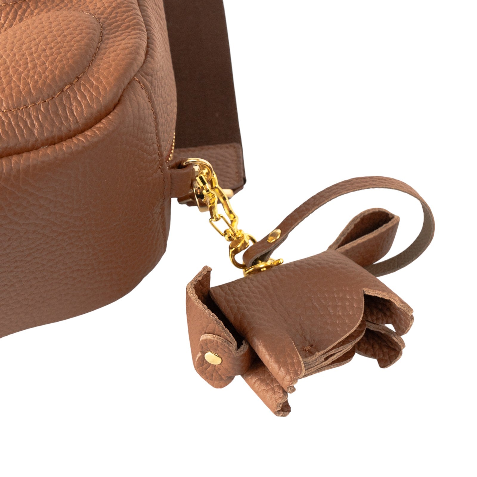 スタンディングにゃんチャーム    キュイール・マッシュ  /  キャメル