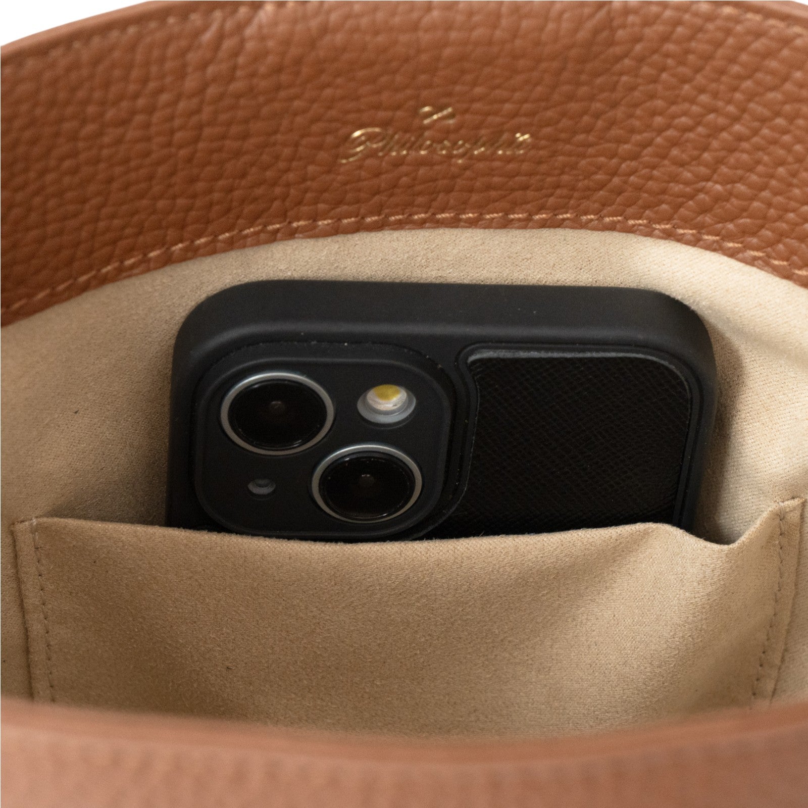 ショルダーバッグ  PAW (パウ)   キュイール・マッシュ / キャメル