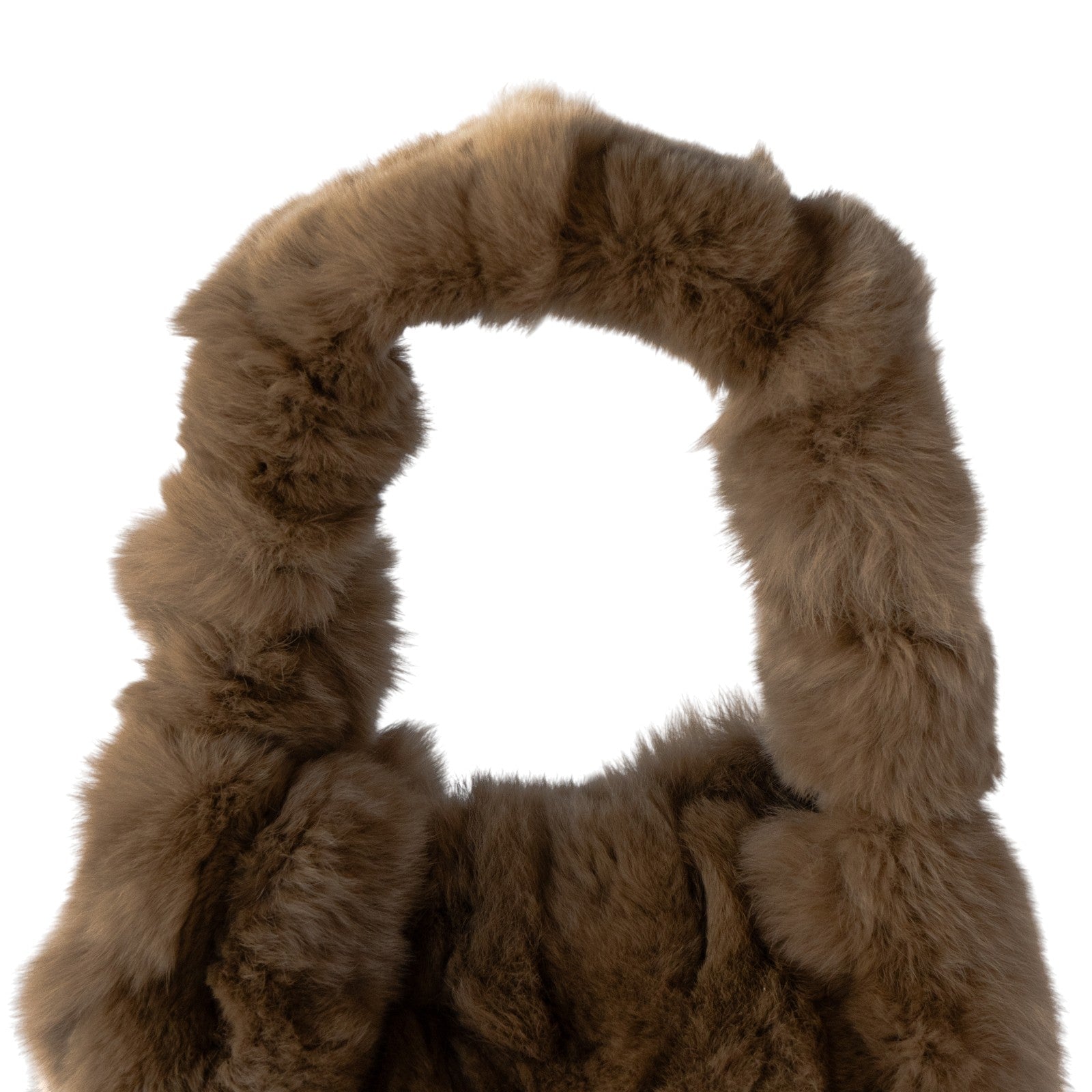 【11/21(金)22:00～ 26時間限定販売】【数量限定】 ワンハンドルファーバッグ・PAW  (パウ)   / キャメル