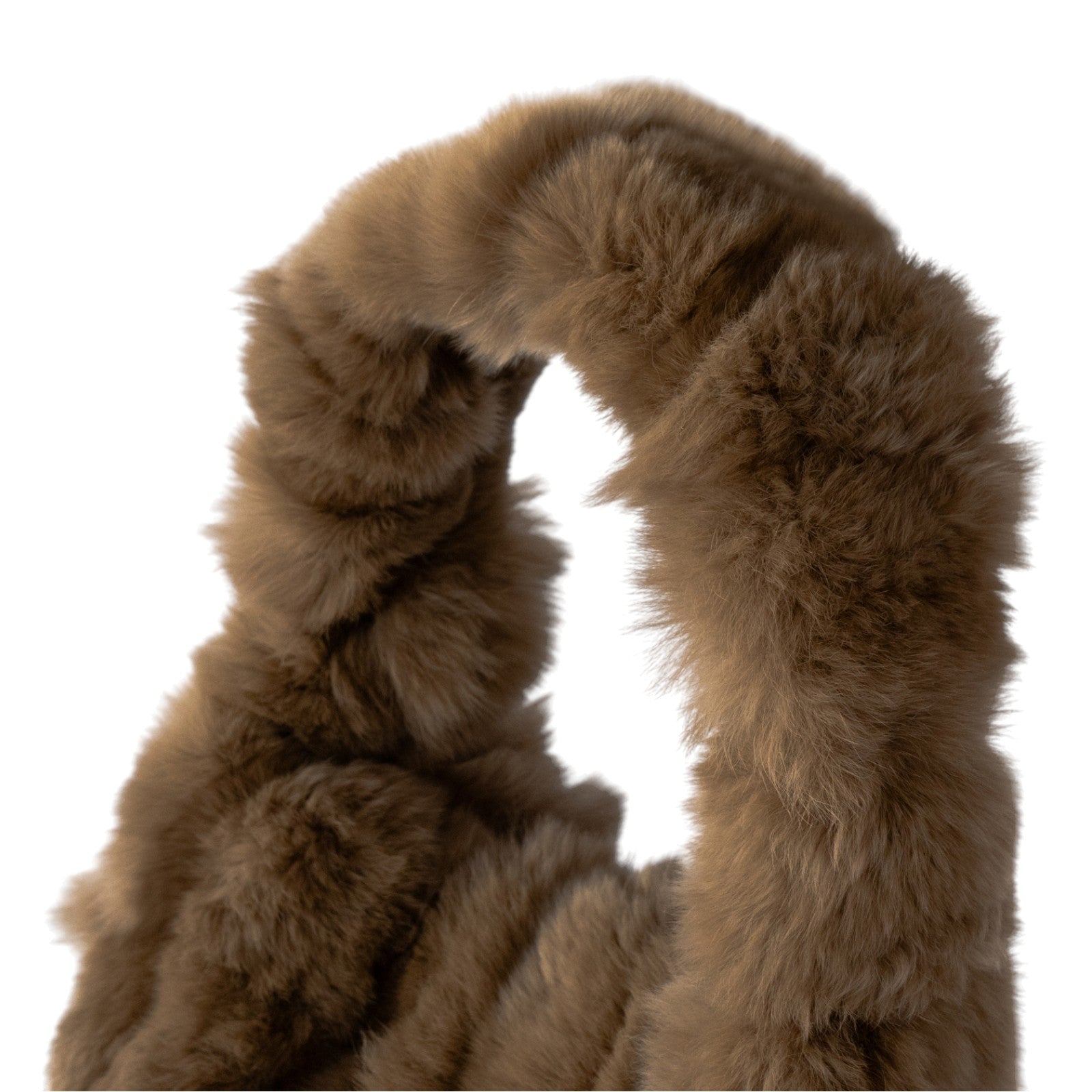 【11/21(金)22:00～ 26時間限定販売】【数量限定】 ワンハンドルファーバッグ・PAW  (パウ)   / キャメル